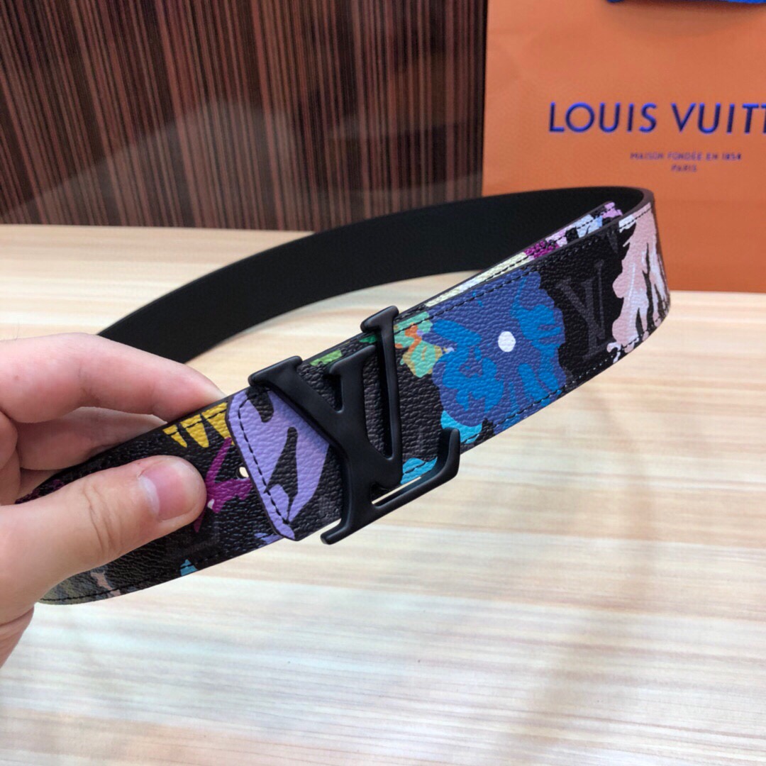 Louis Vuitton Reversible Belt - DesignerGu