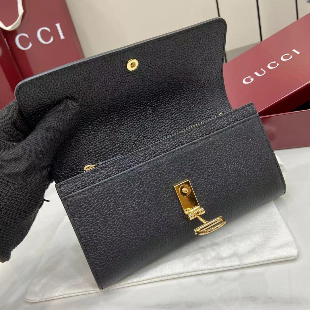 Gucci Softbit Continental Wallet - DesignerGu