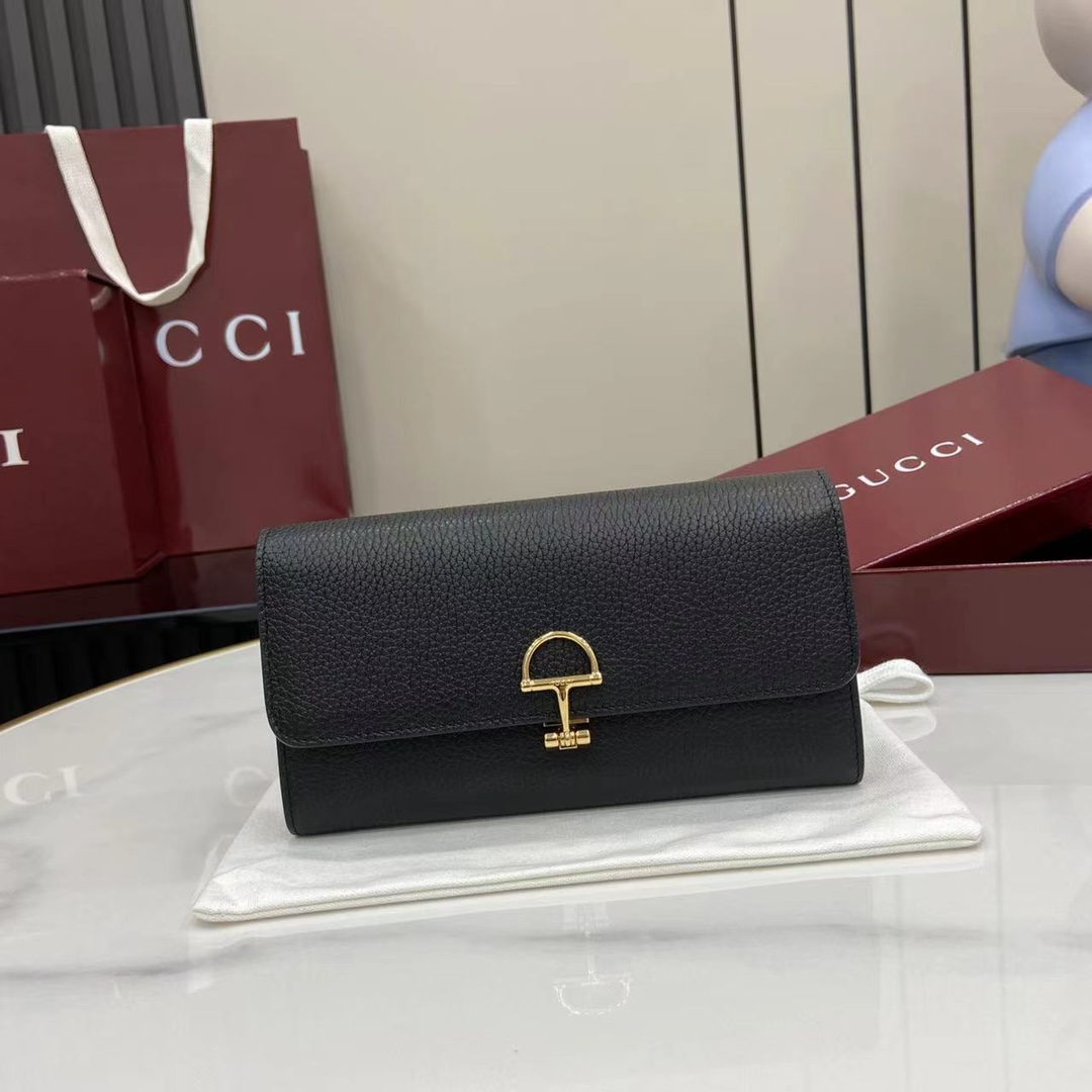 Gucci Softbit Continental Wallet - DesignerGu