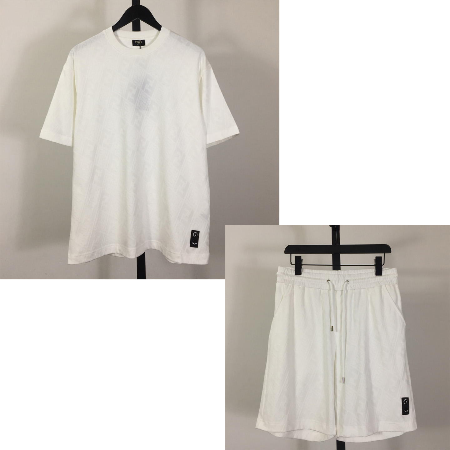 Fendi FF Logo Tee And Short - DesignerGu
