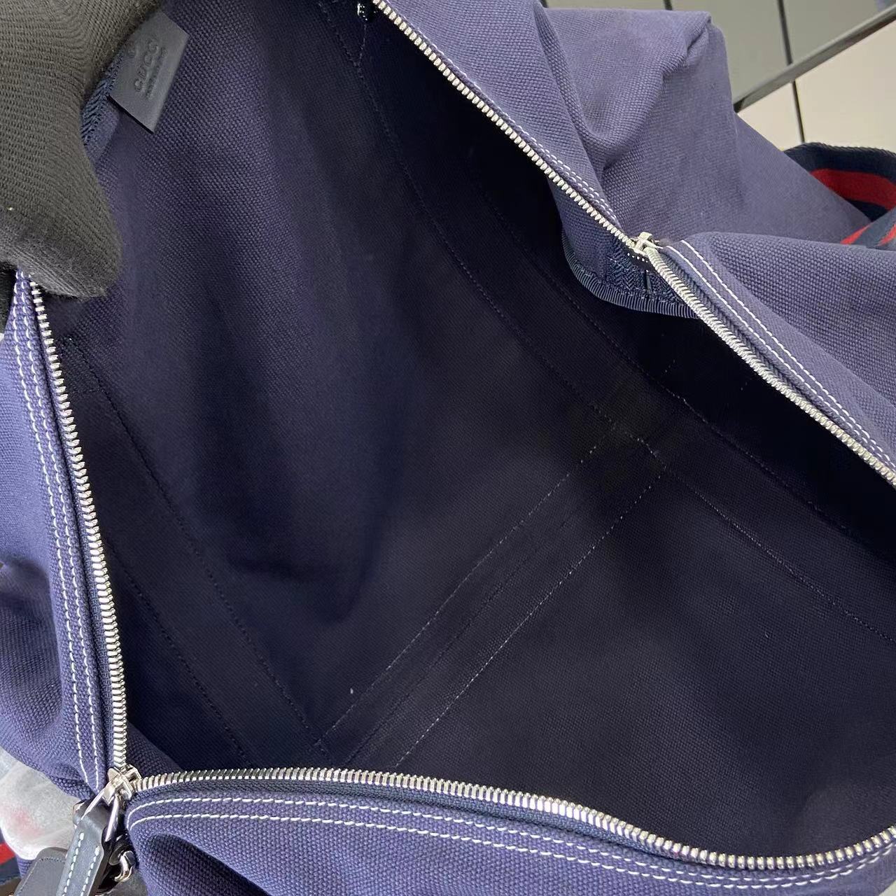 Gucci Large Printed Canvas Duffle Bag - DesignerGu