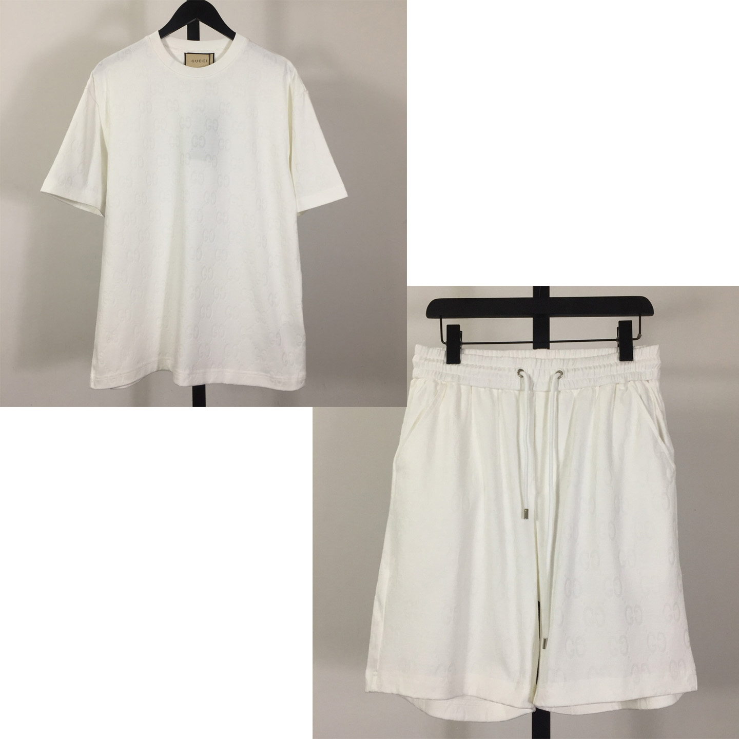 Gucci GG Cotton Tee And Short - DesignerGu