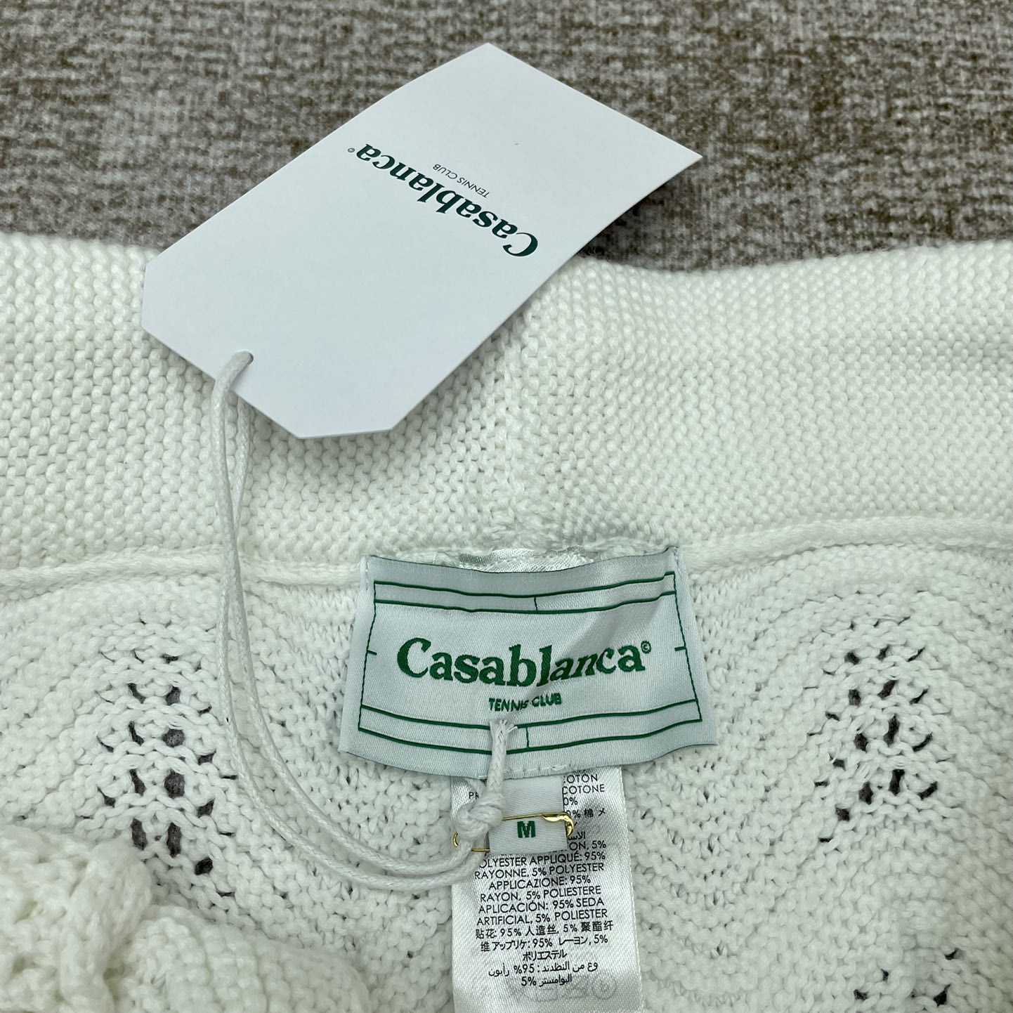 Casablanca Wave Crochet Shorts   D0034 - DesignerGu