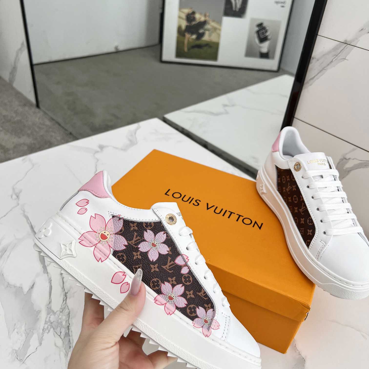 Louis Vuitton LV x TM Time Out Sneaker - DesignerGu