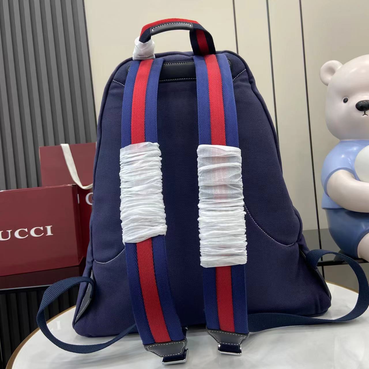 Gucci Printed Canvas Maxi Backpack - DesignerGu