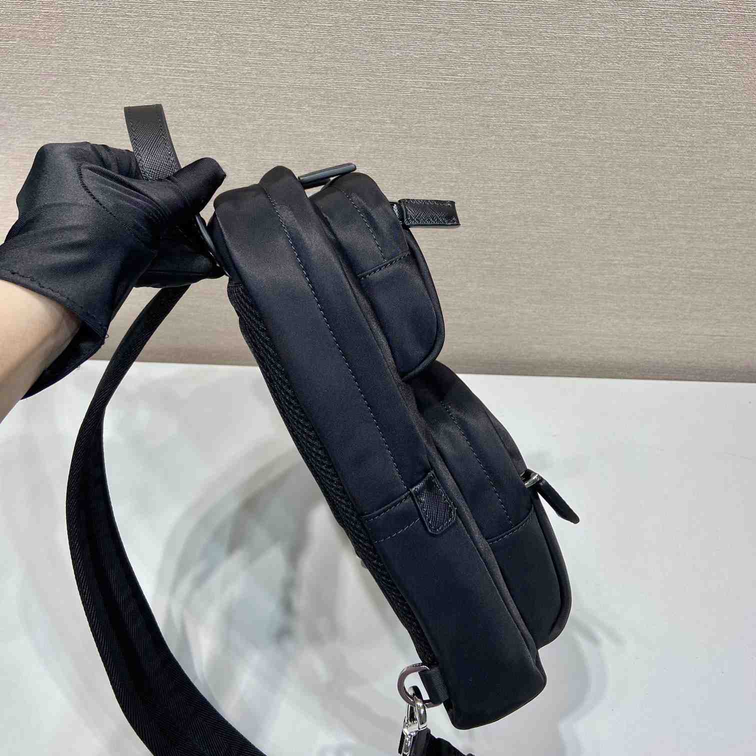 Prada Re-Nylon And Saffiano Leather Backpack   - DesignerGu