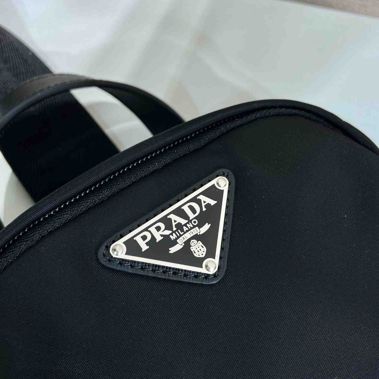 Prada Re-Nylon And Saffiano Leather Backpack   - DesignerGu