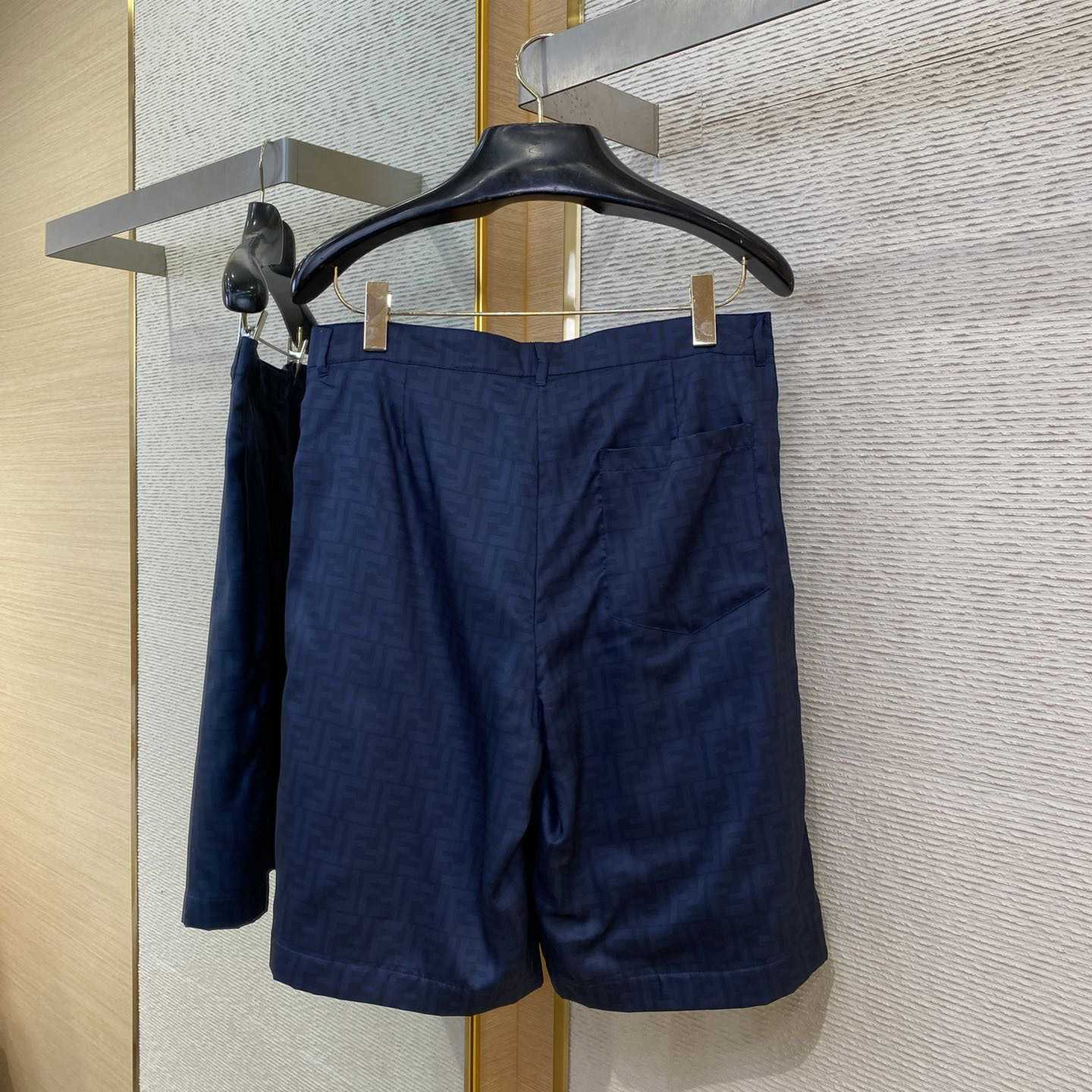 Fendi Allover Logo Printed Shorts - DesignerGu