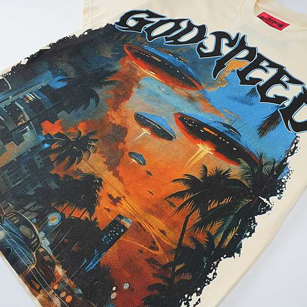 Godspeed Miami UFO Tee - DesignerGu