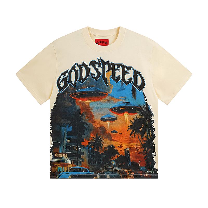 Godspeed Miami UFO Tee - DesignerGu