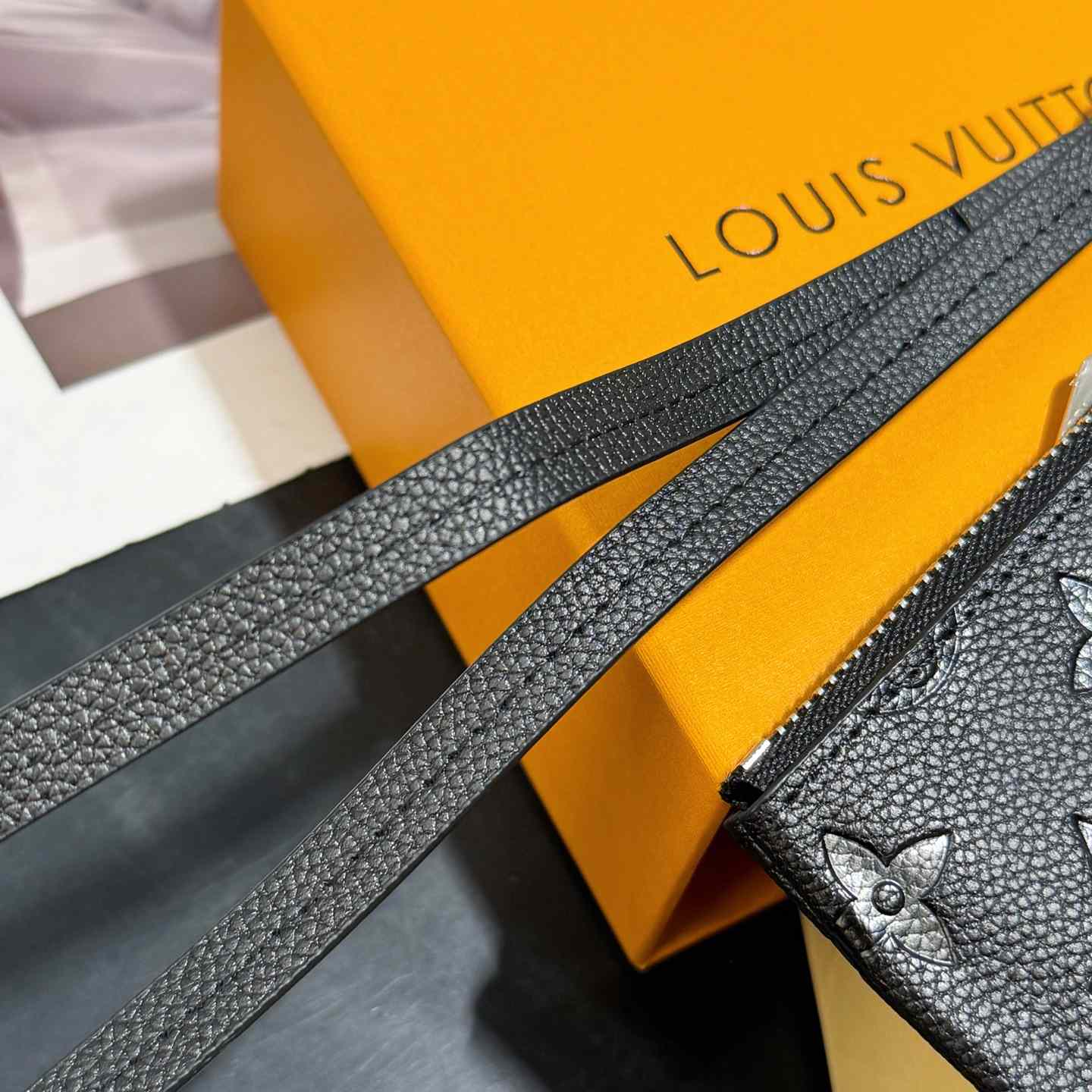 Louis Vuitton Monogram Phone Holder   - DesignerGu