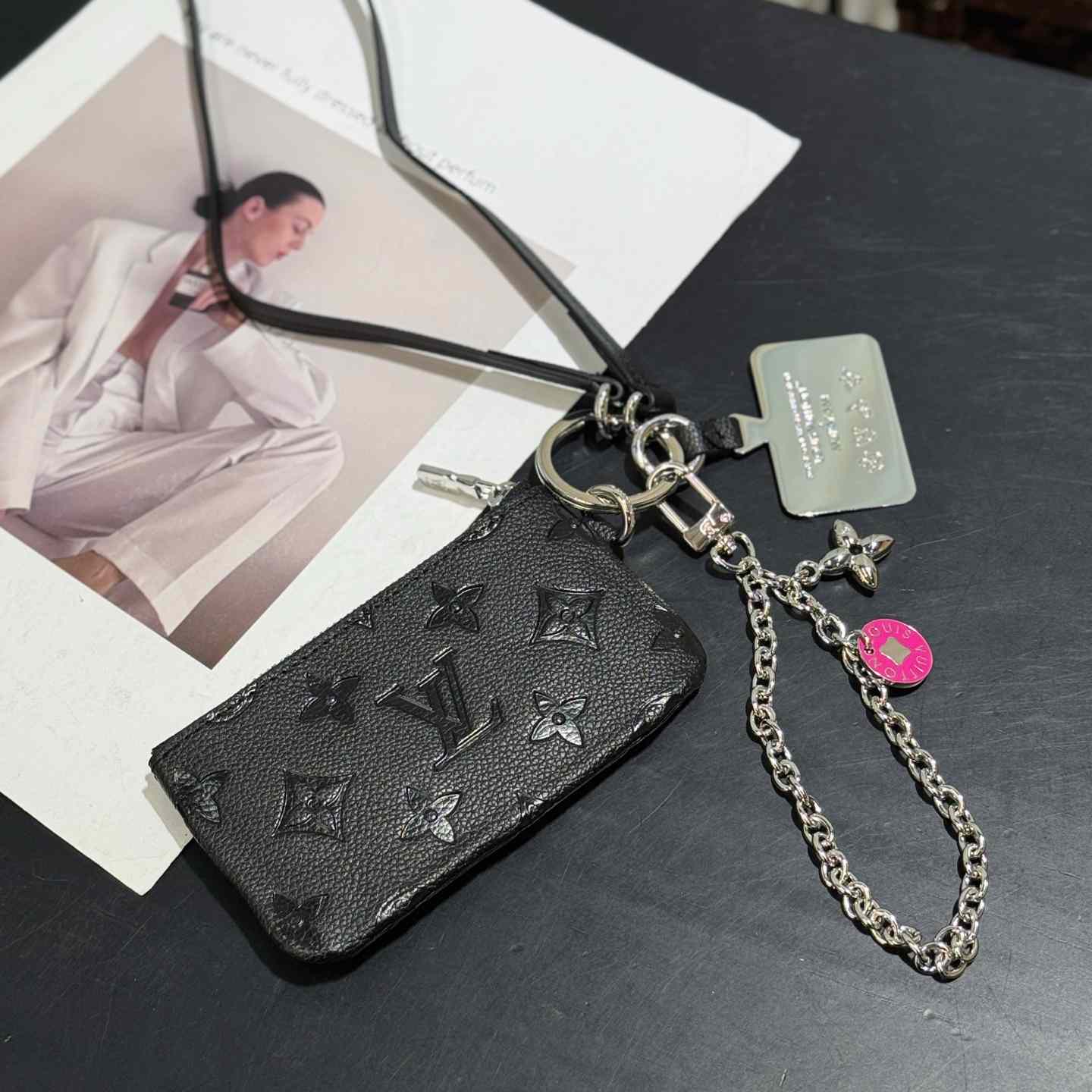 Louis Vuitton Monogram Phone Holder   - DesignerGu