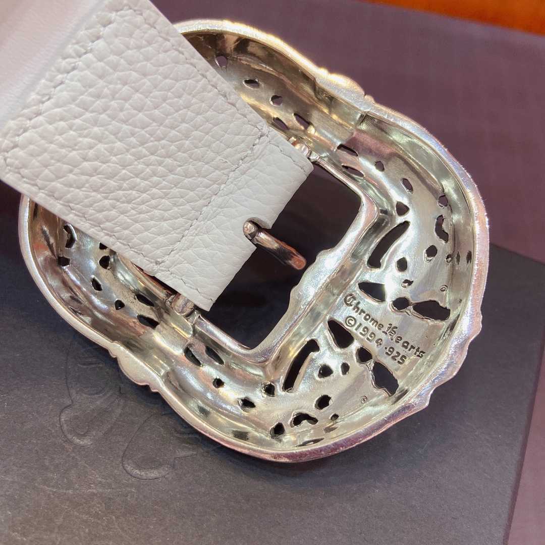 Chrome Hearts Leather Belt   - DesignerGu