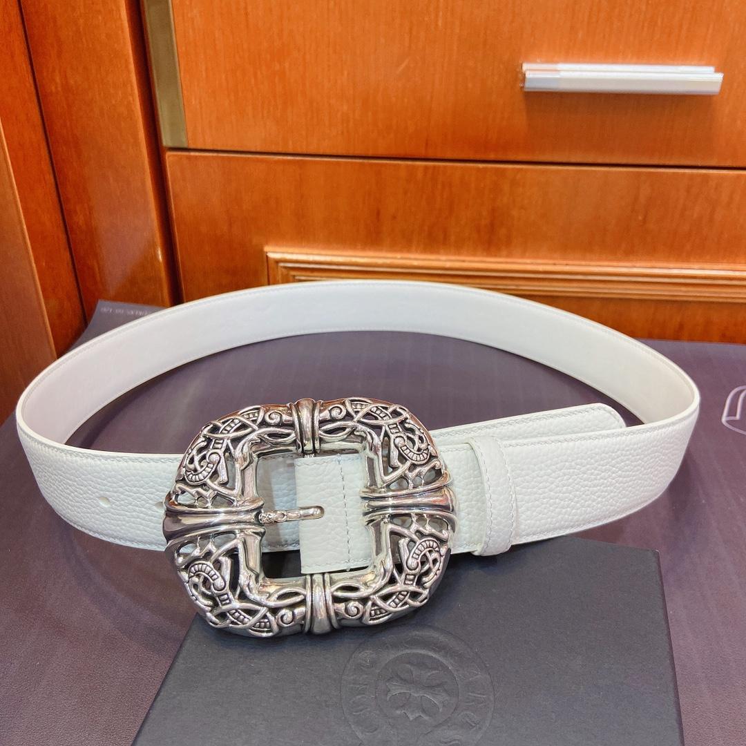Chrome Hearts Leather Belt   - DesignerGu