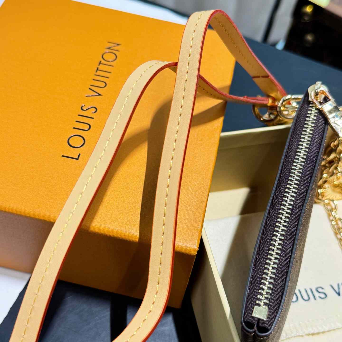 Louis Vuitton Monogram Phone Holder   - DesignerGu