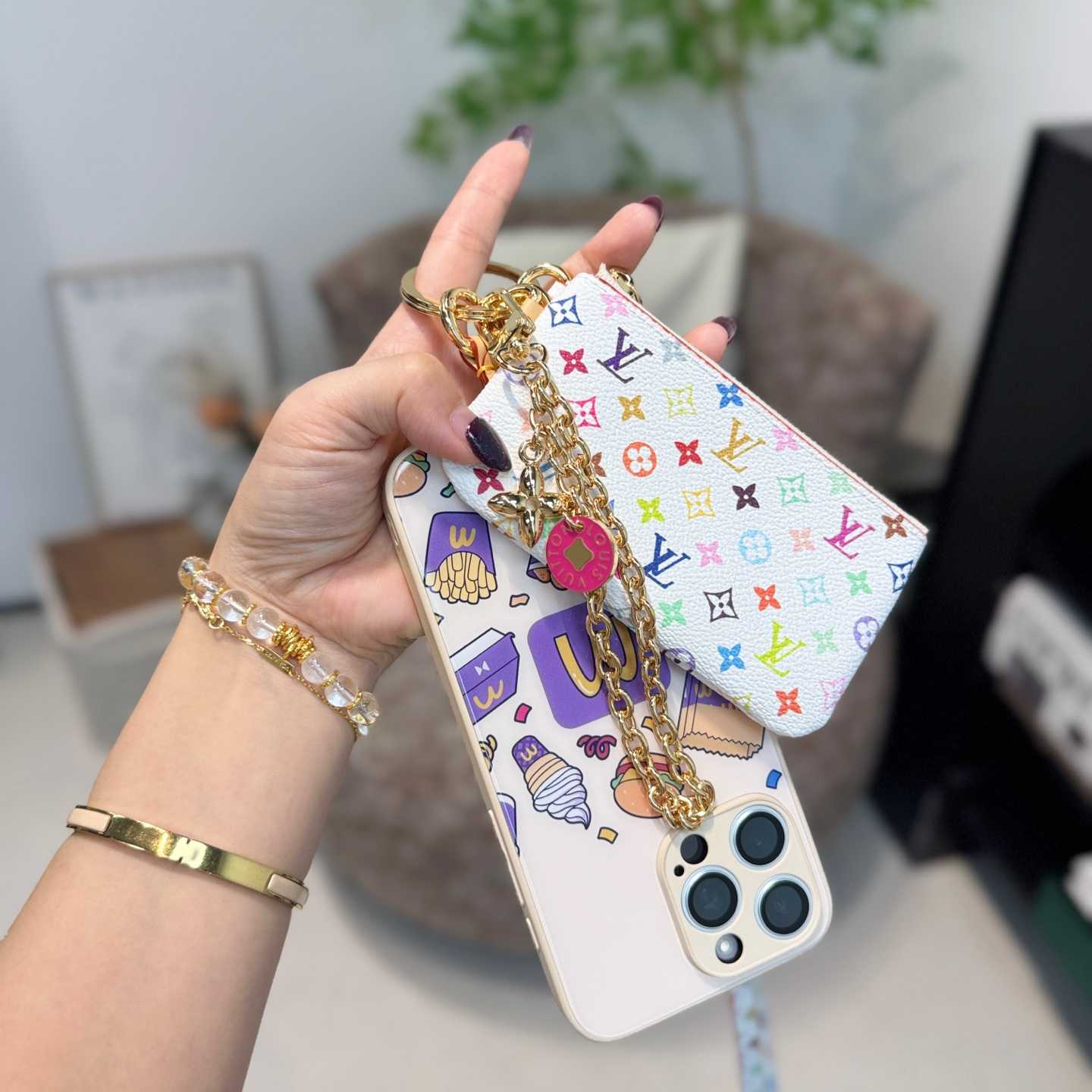 Louis Vuitton LV x TM Phone Holder  M14099 - DesignerGu