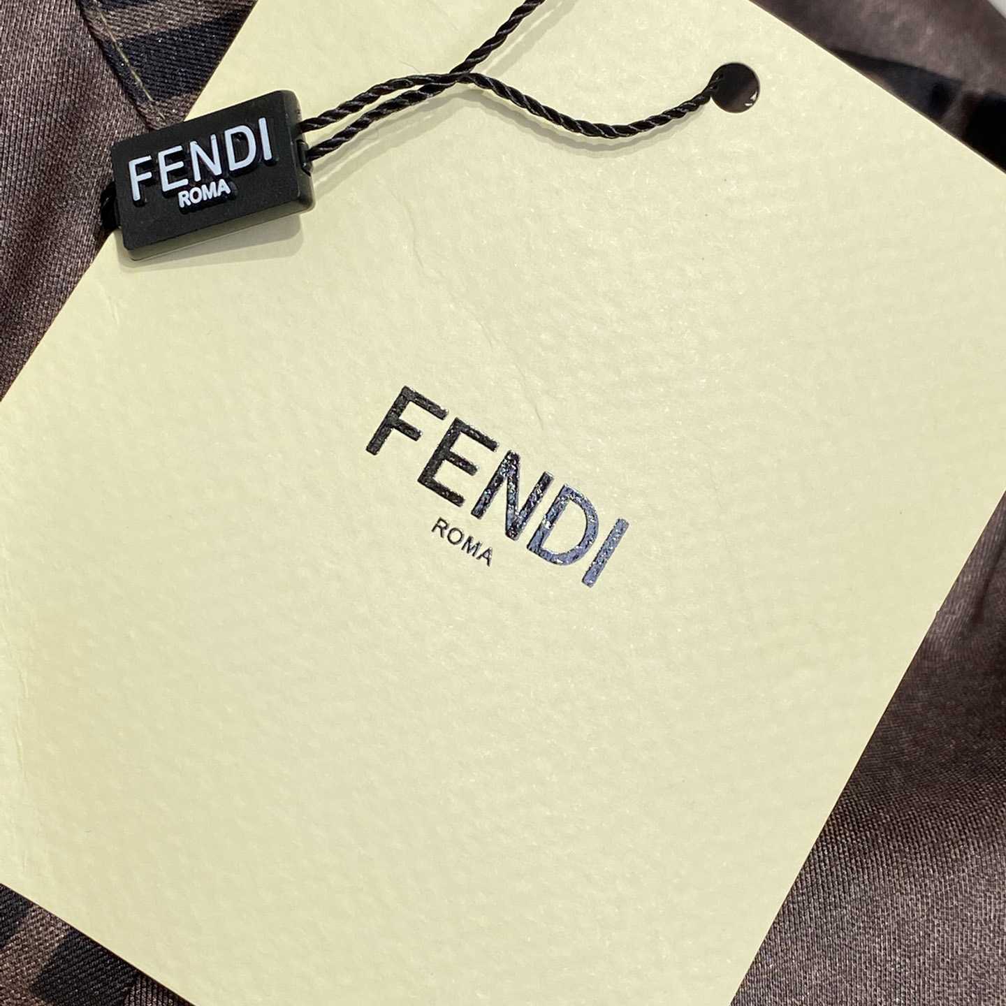 Fendi Brown Silk Short - DesignerGu
