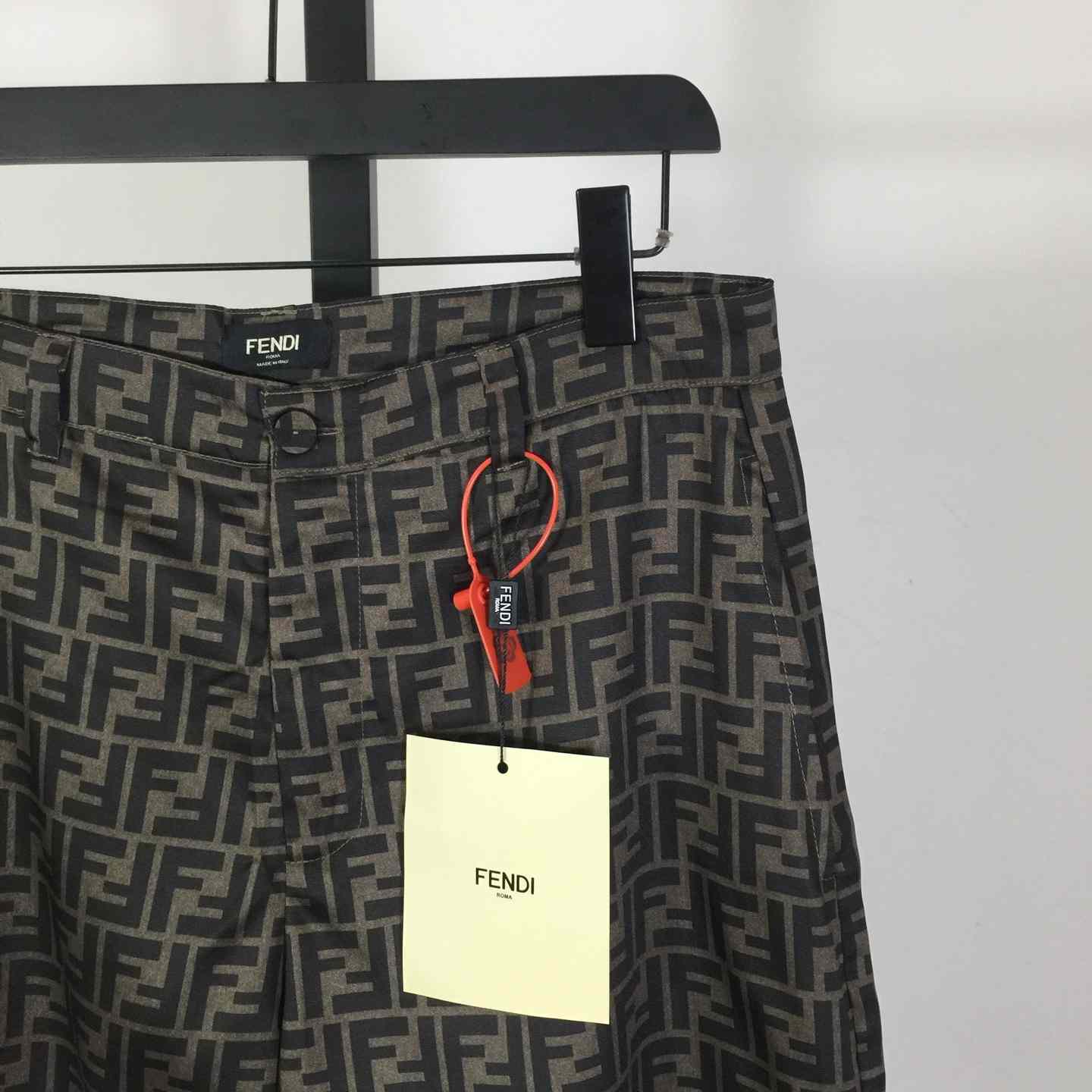 Fendi Brown Silk Short - DesignerGu