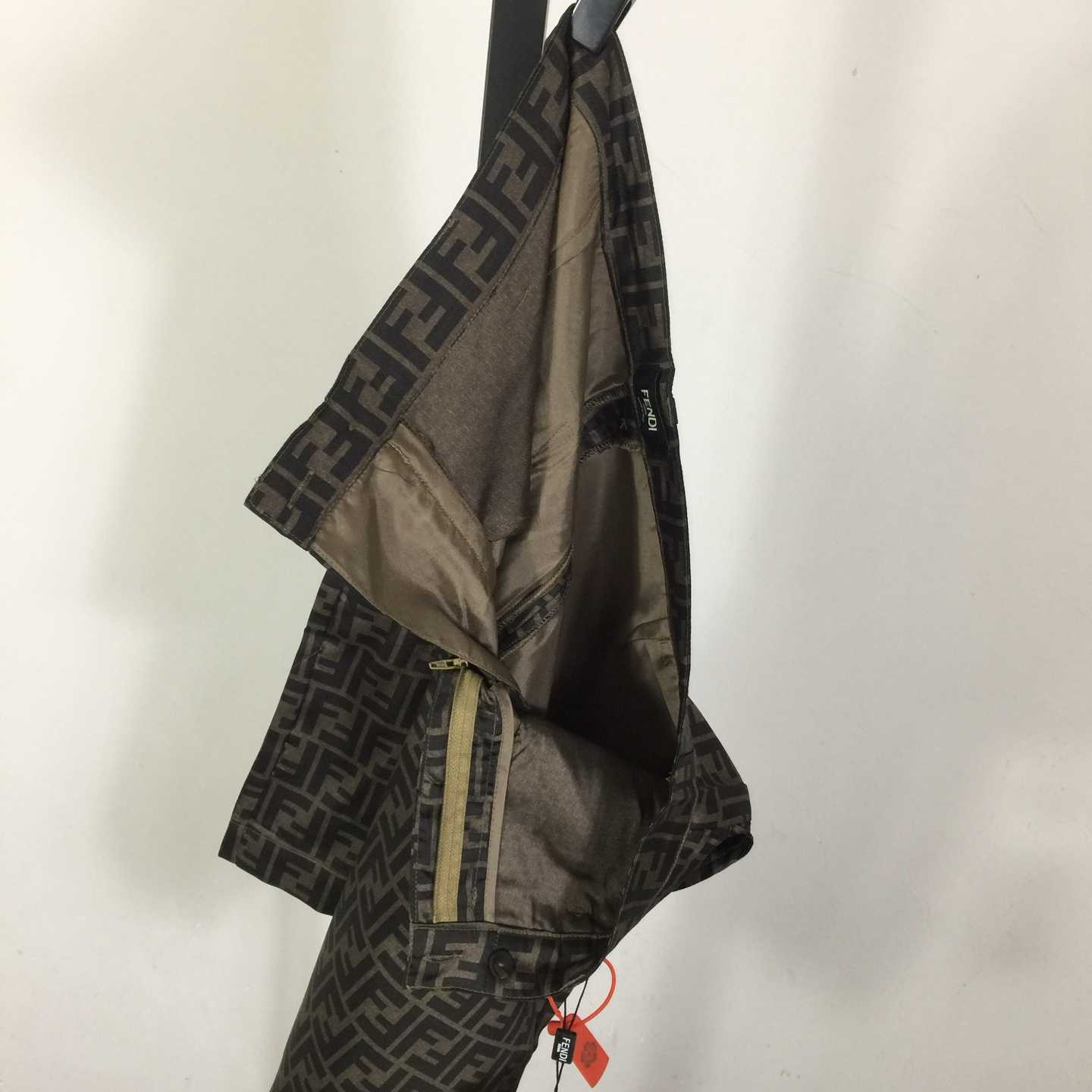 Fendi Brown Silk Short - DesignerGu