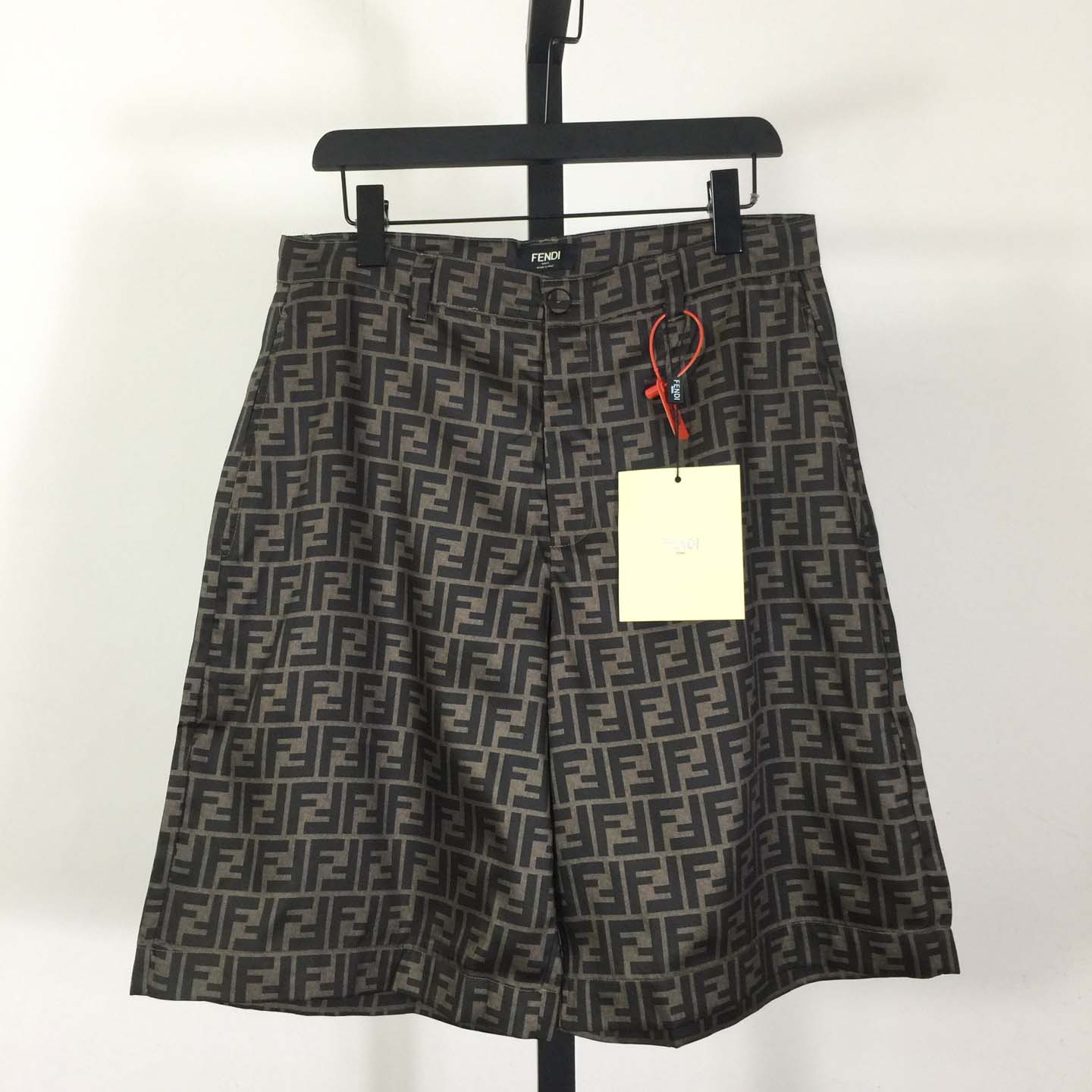 Fendi Brown Silk Short - DesignerGu