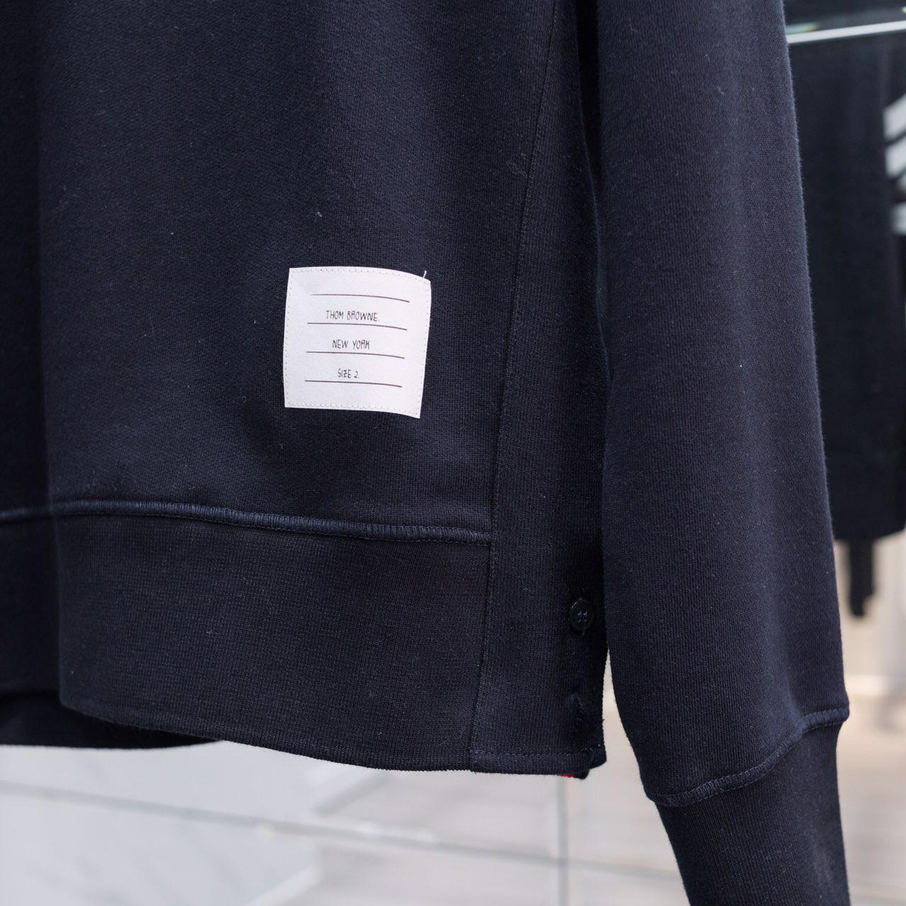 Thom Browne Stripe Sleeve Sweatshirt   TB22 - DesignerGu