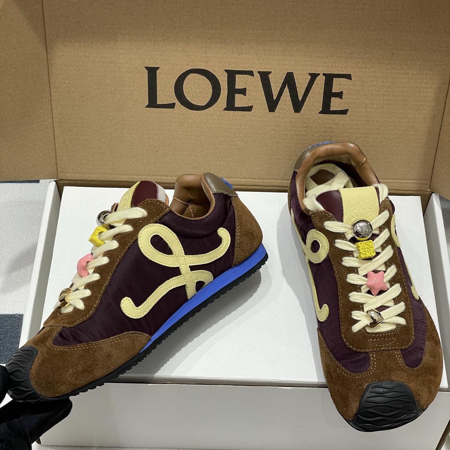 Loewe Ballet Runner 2.0 In Nylon And Calfskin - DesignerGu