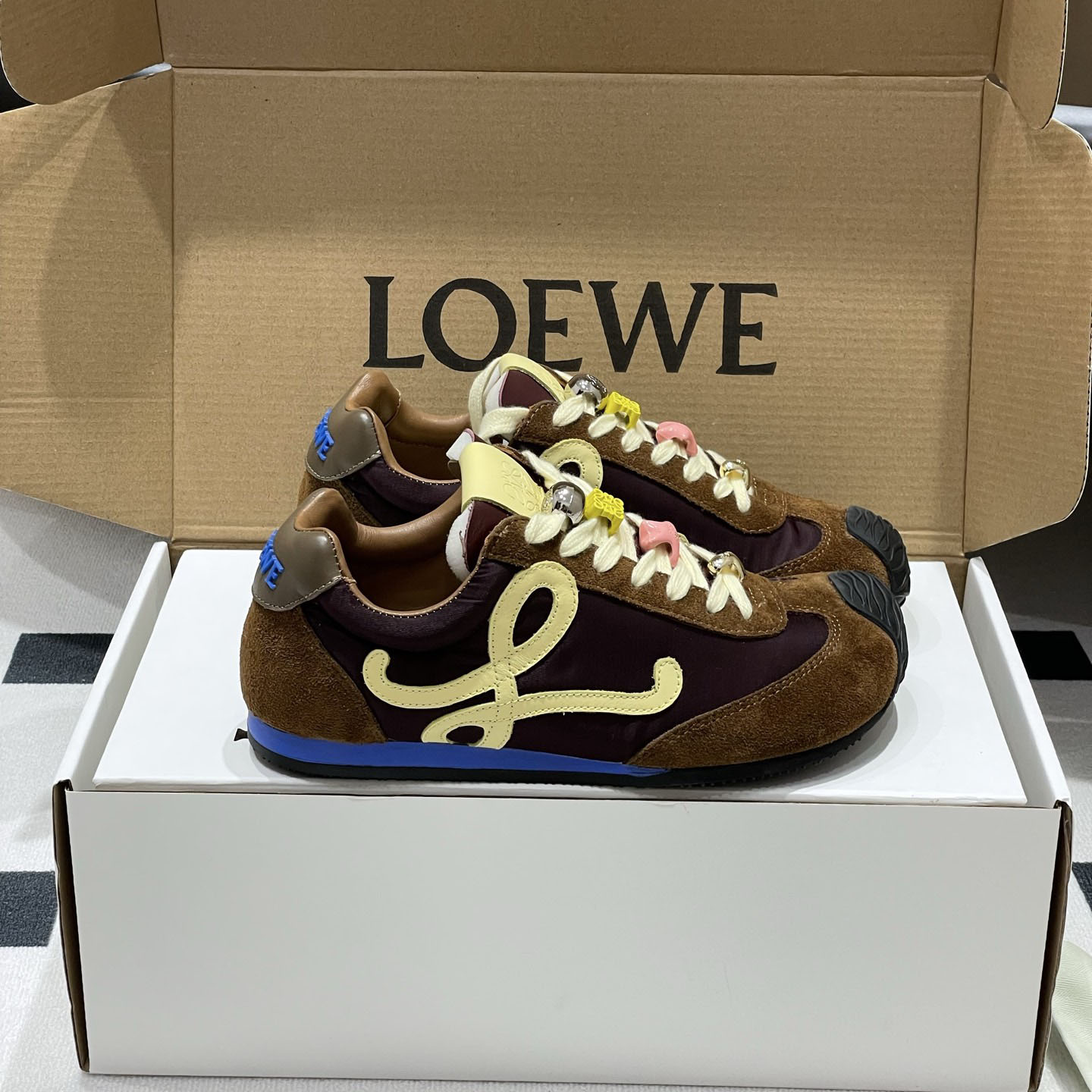 Loewe Ballet Runner 2.0 In Nylon And Calfskin - DesignerGu