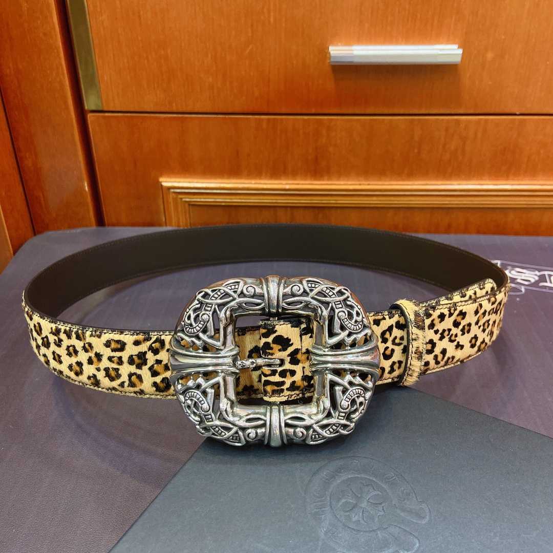 Chrome Hearts Leather Belt   - DesignerGu