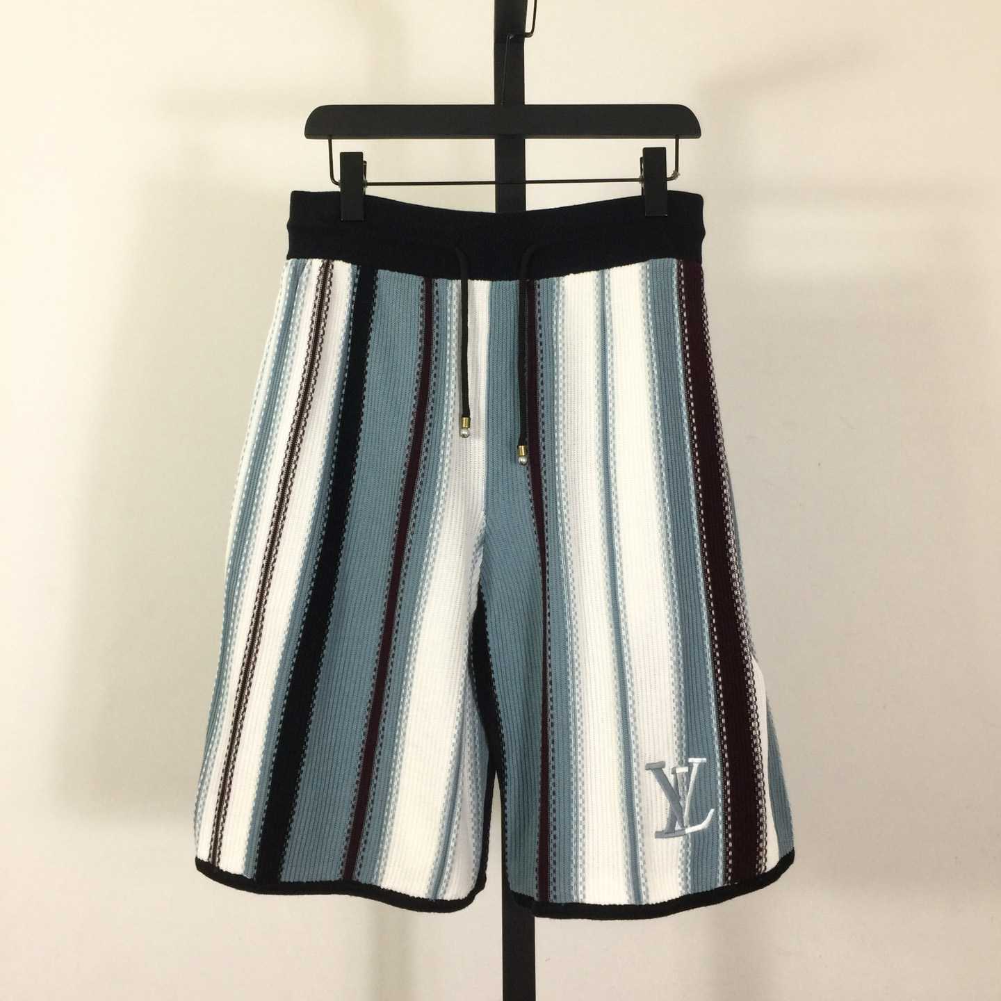 Louis Vuitton Striped Crochet Shorts   1AHVP1 - DesignerGu