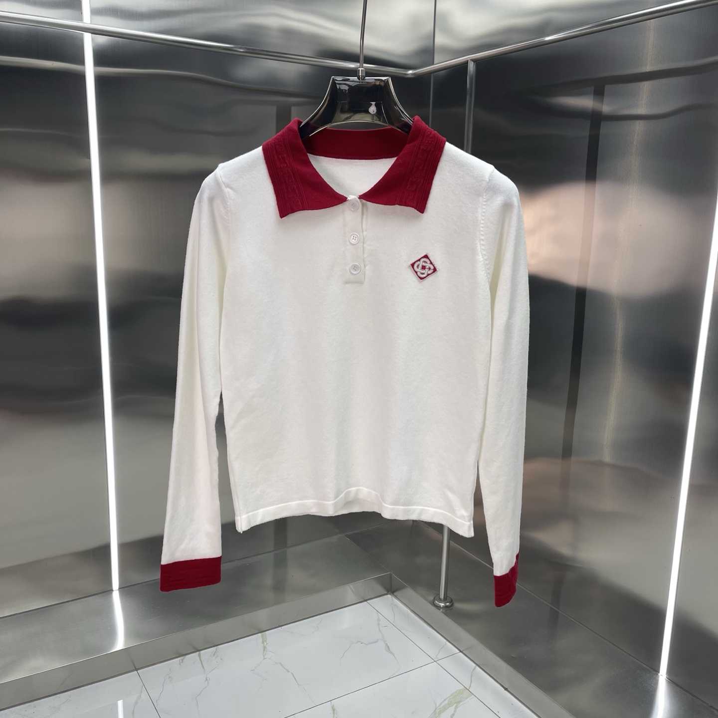 Casablanca Logo Polo Shirt And Skirt - DesignerGu