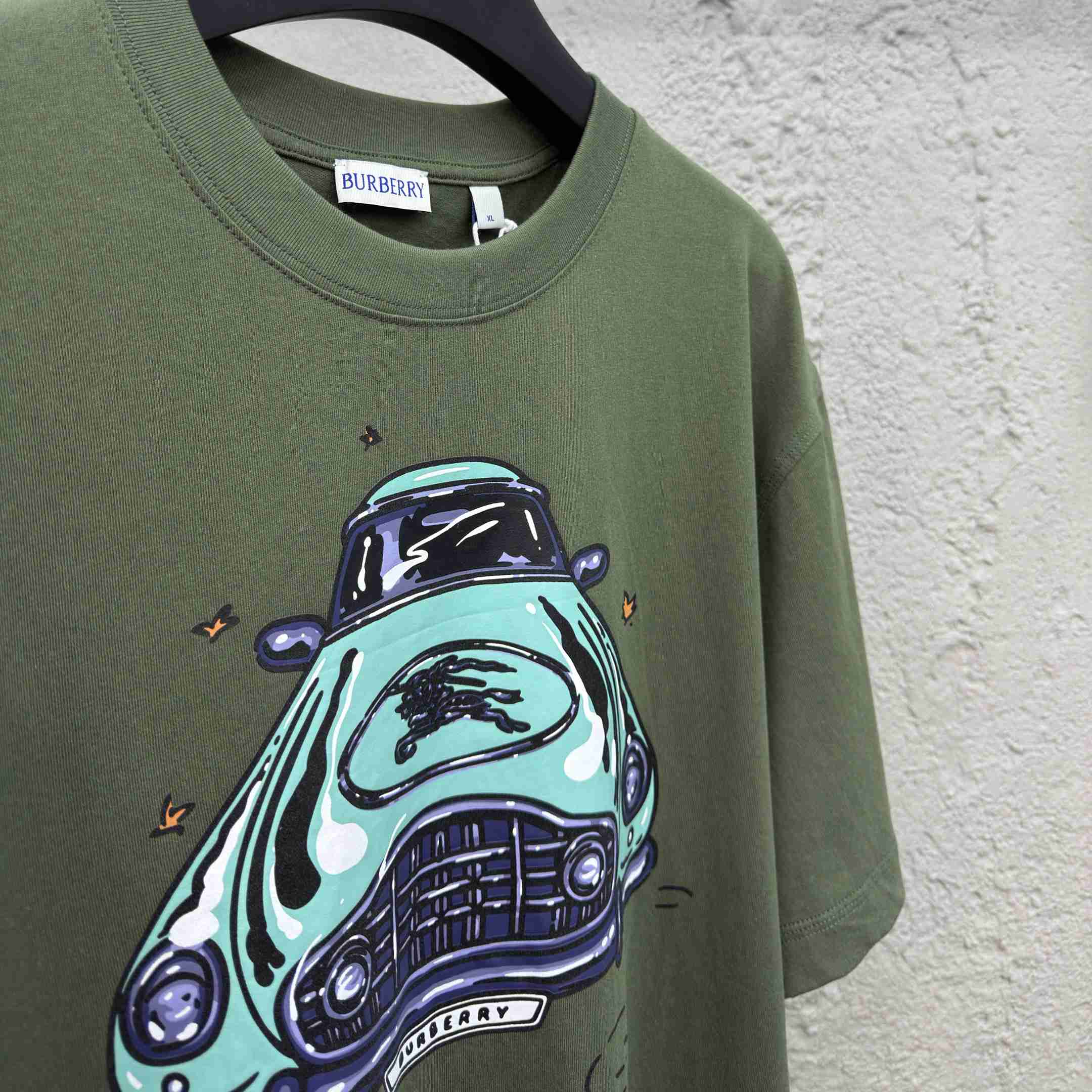 Burberry Car Cotton T-shirt - DesignerGu