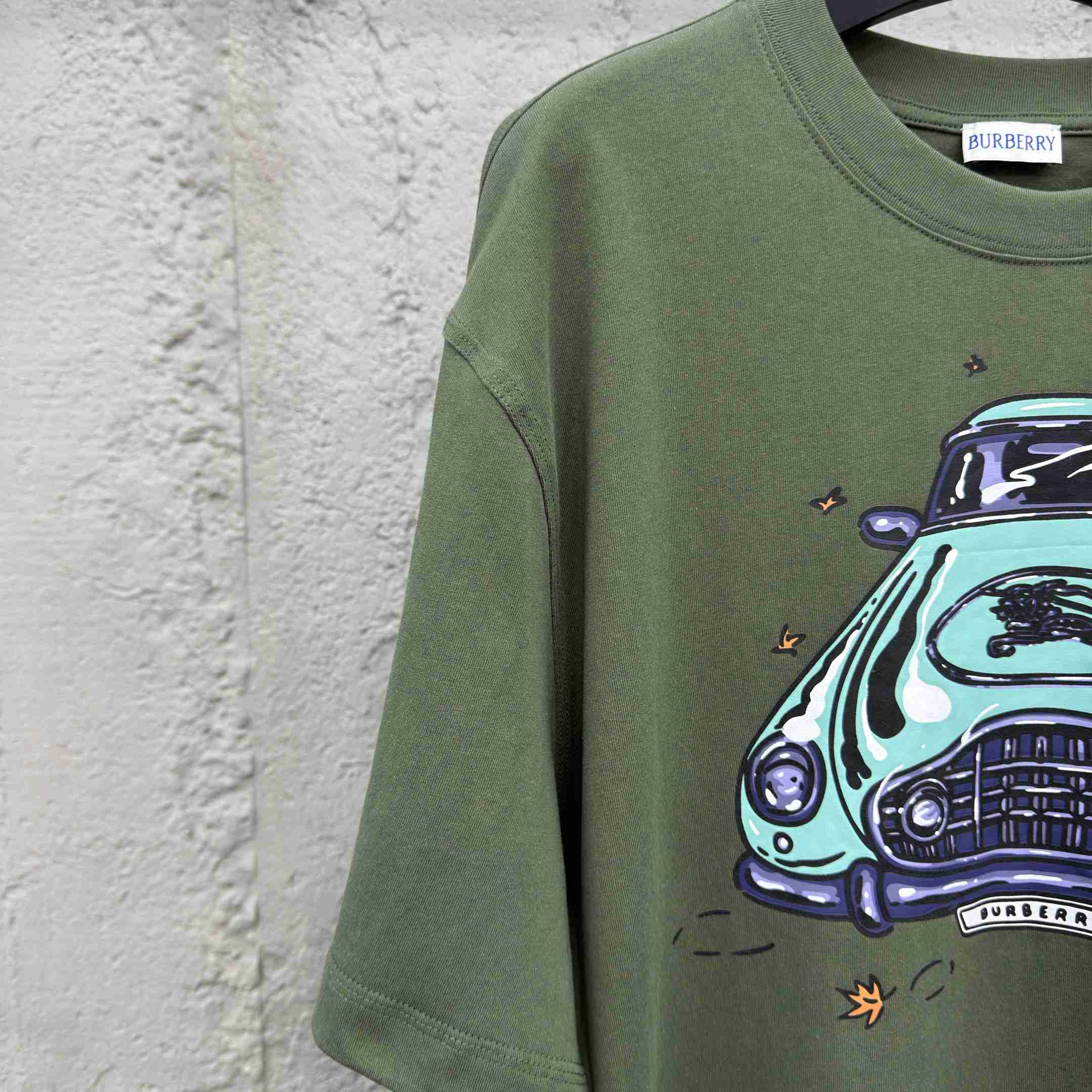 Burberry Car Cotton T-shirt - DesignerGu