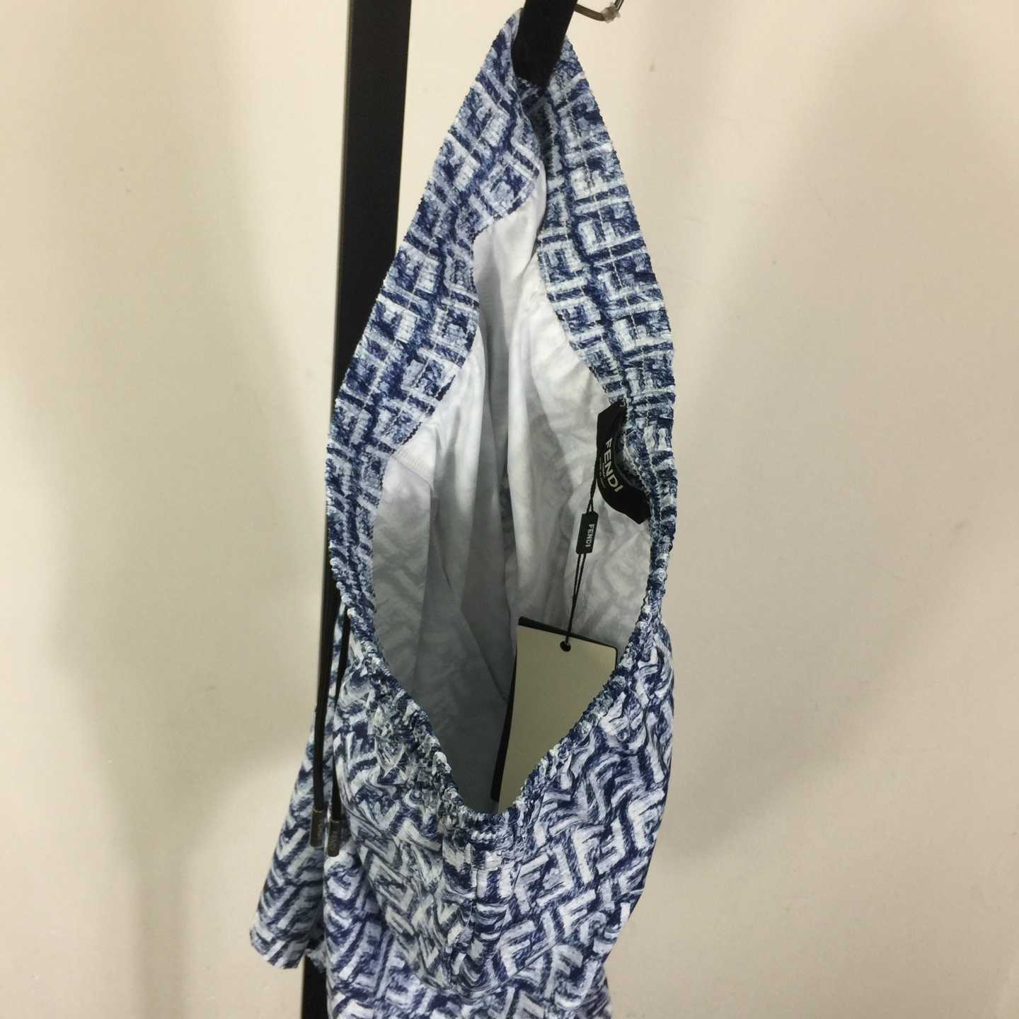 Fendi FF-motif Linen Shorts - DesignerGu