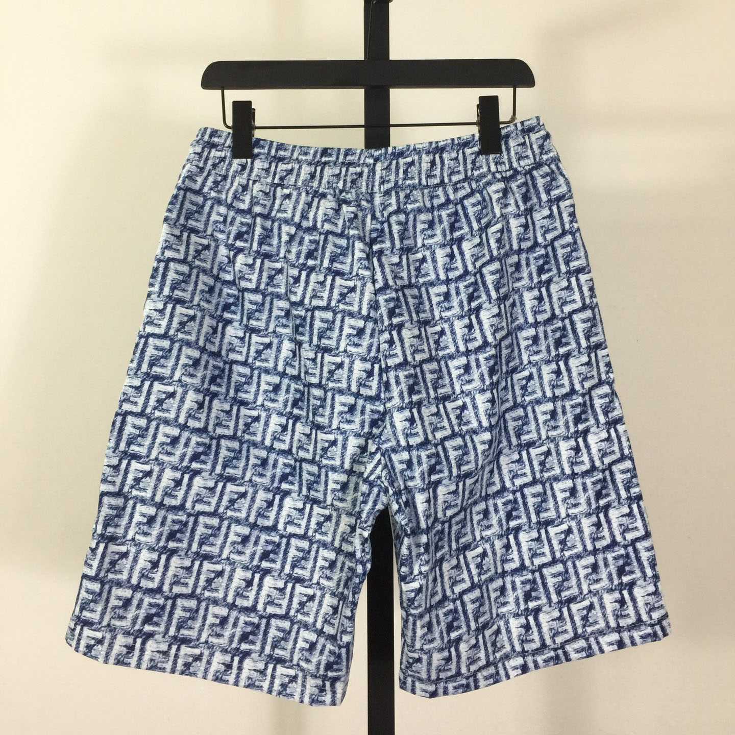 Fendi FF-motif Linen Shorts - DesignerGu
