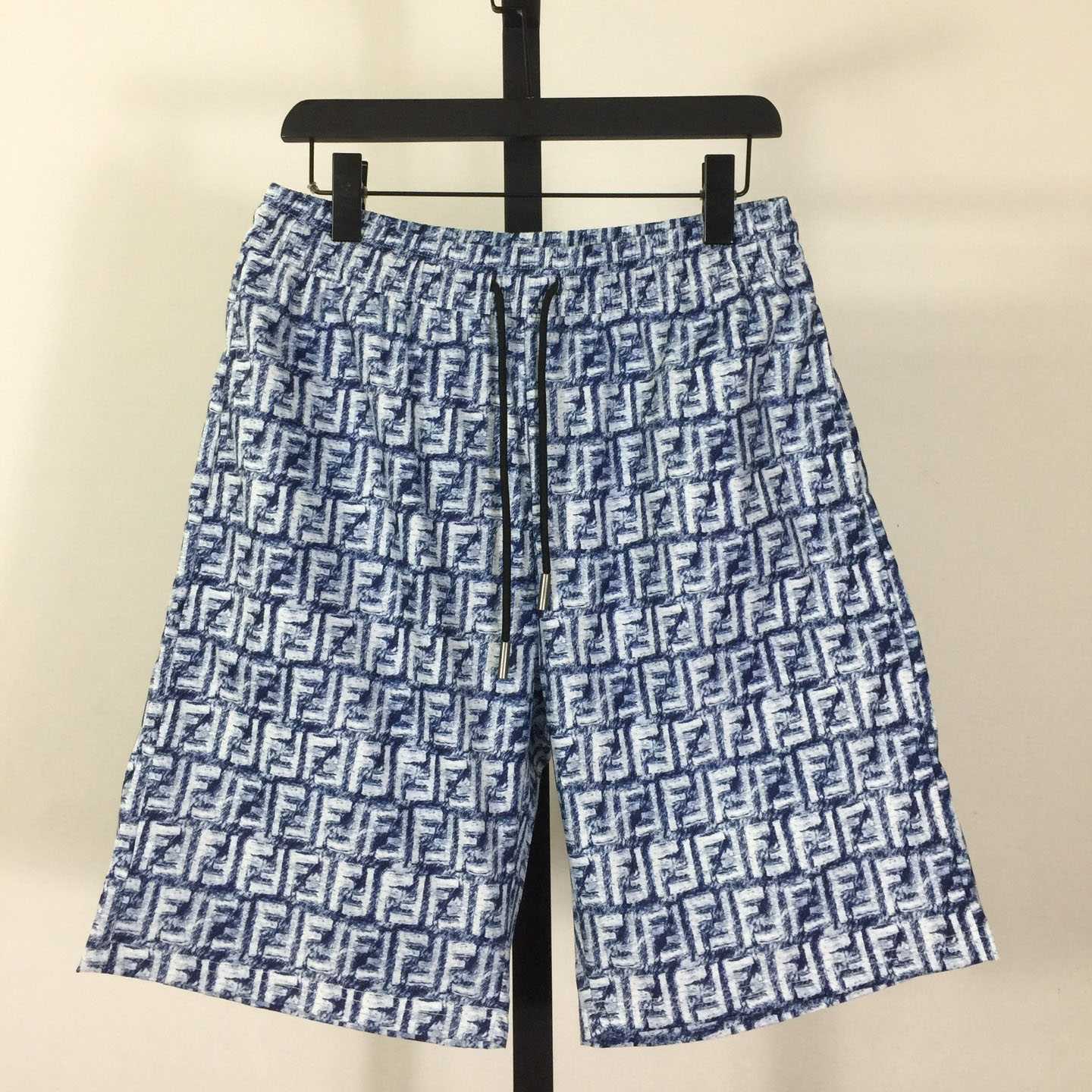 Fendi FF-motif Linen Shorts - DesignerGu