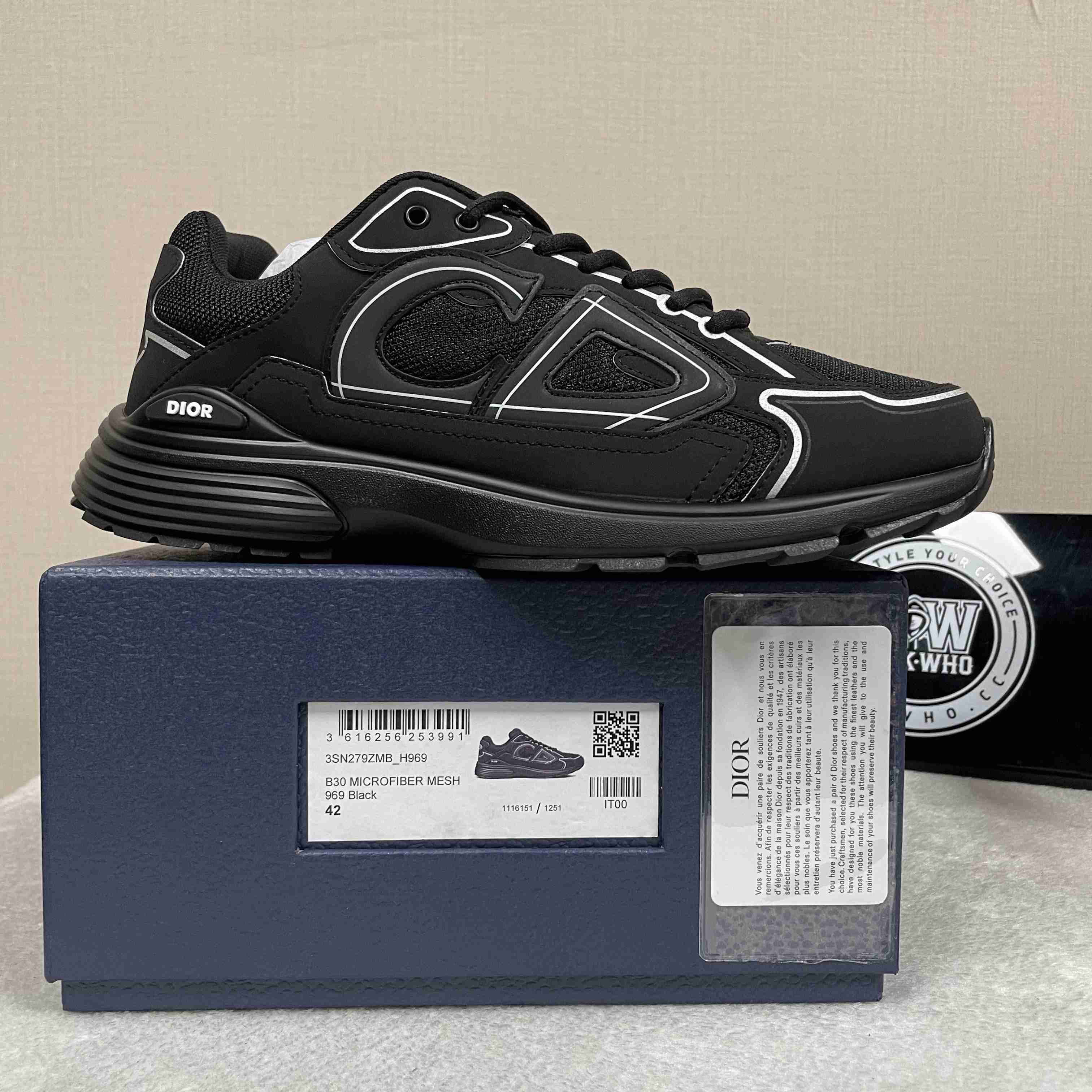 Dior B30 Triple Black - DesignerGu