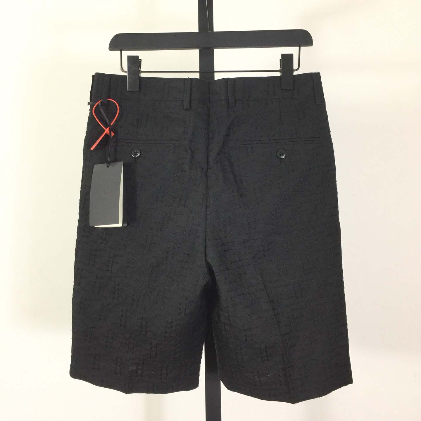 Fendi Black Cotton Shorts - DesignerGu