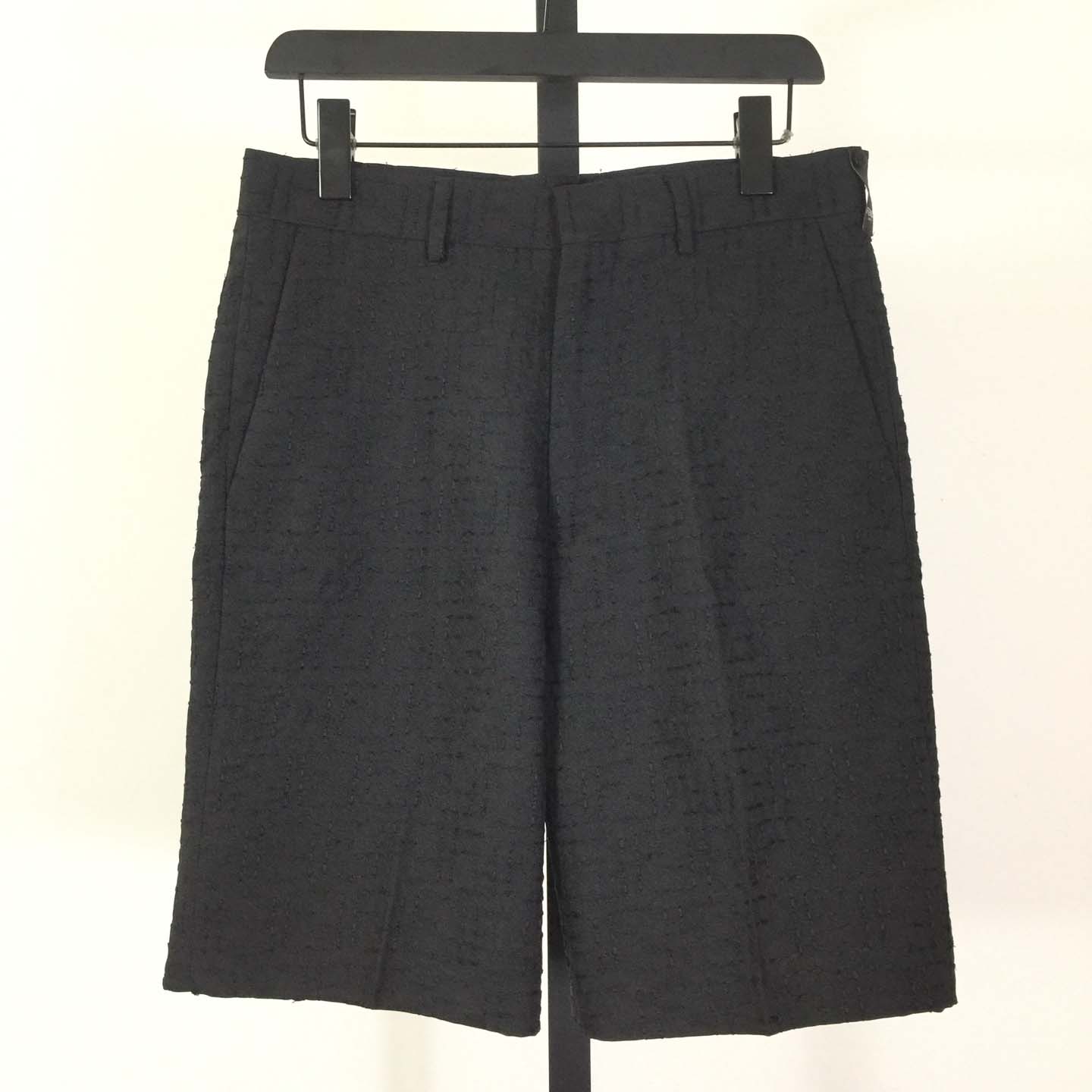 Fendi Black Cotton Shorts - DesignerGu
