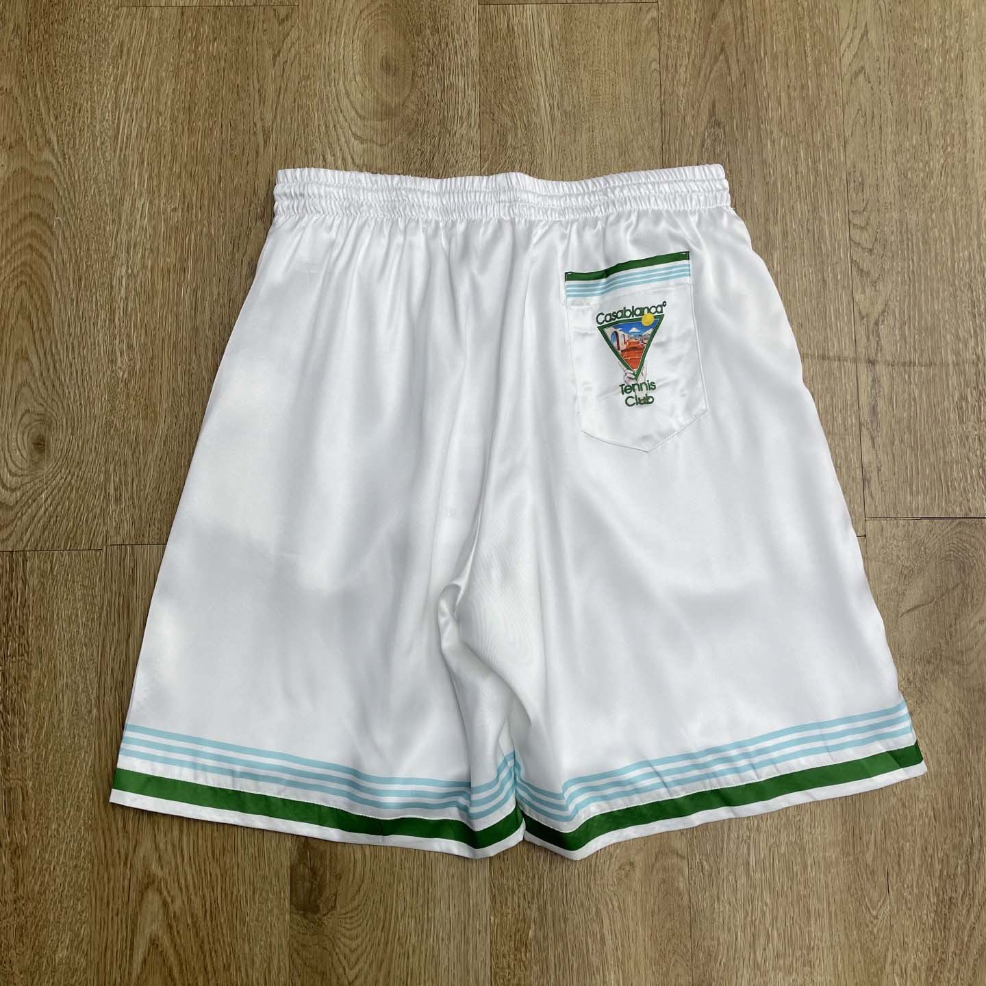 Casablanca Tennis Club Icon Shorts   CA3535 - DesignerGu