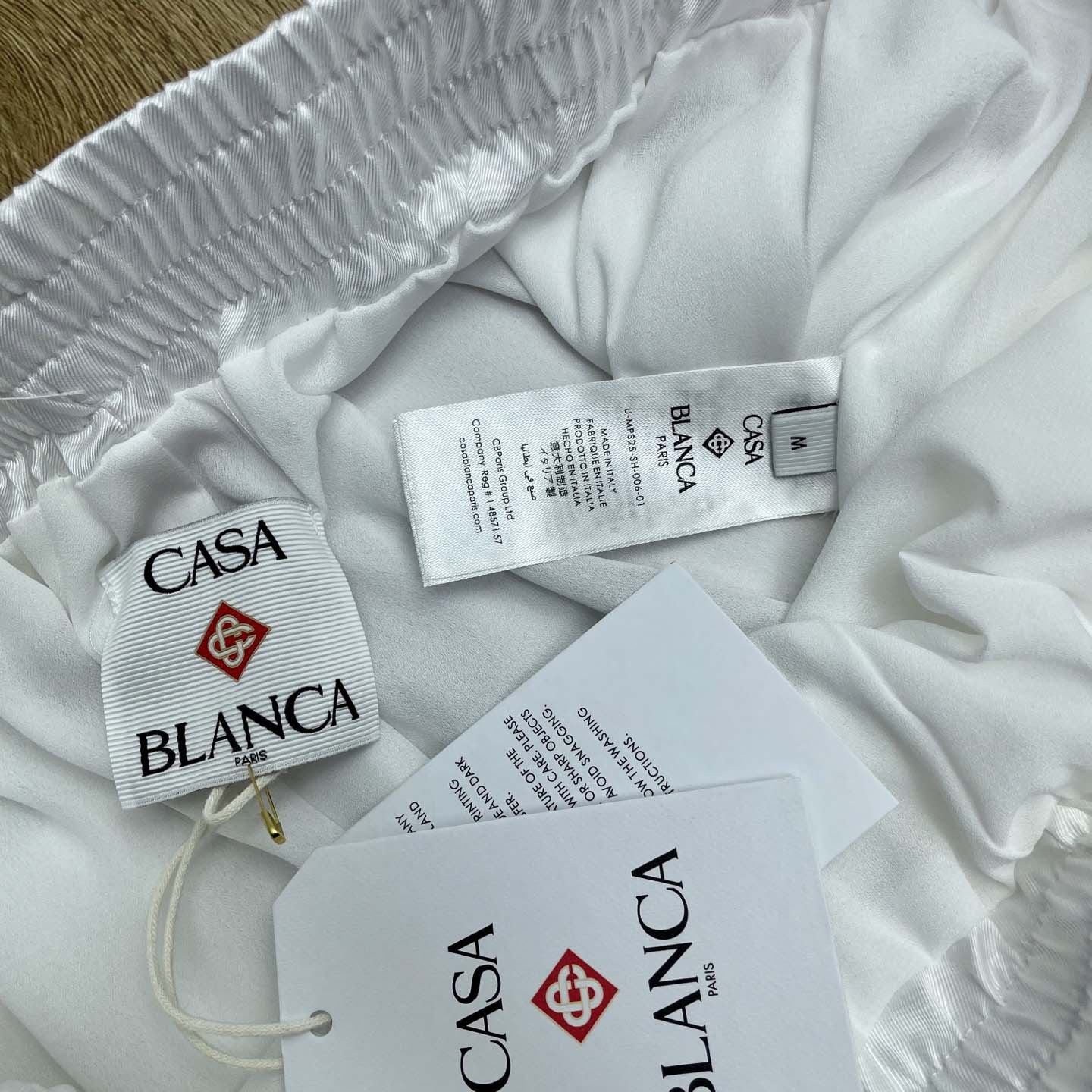 Casablanca Tennis Club Icon Shorts   CA3535 - DesignerGu