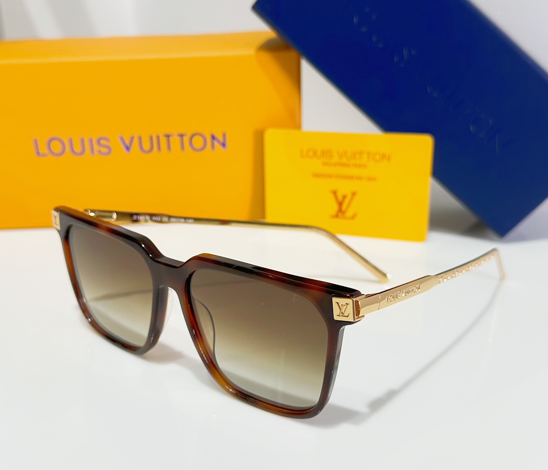Louis Vuitton LV Rise Square Sunglasses Z1667E - DesignerGu