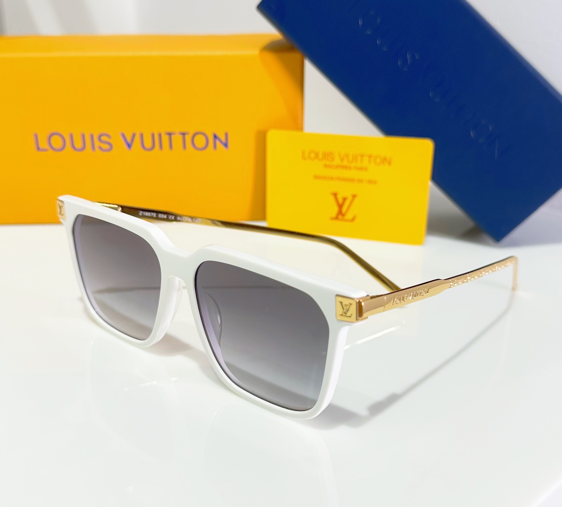 Louis Vuitton LV Rise Square Sunglasses Z1667E - DesignerGu
