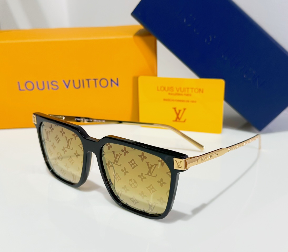 Louis Vuitton LV Rise Square Sunglasses Z1667E - DesignerGu