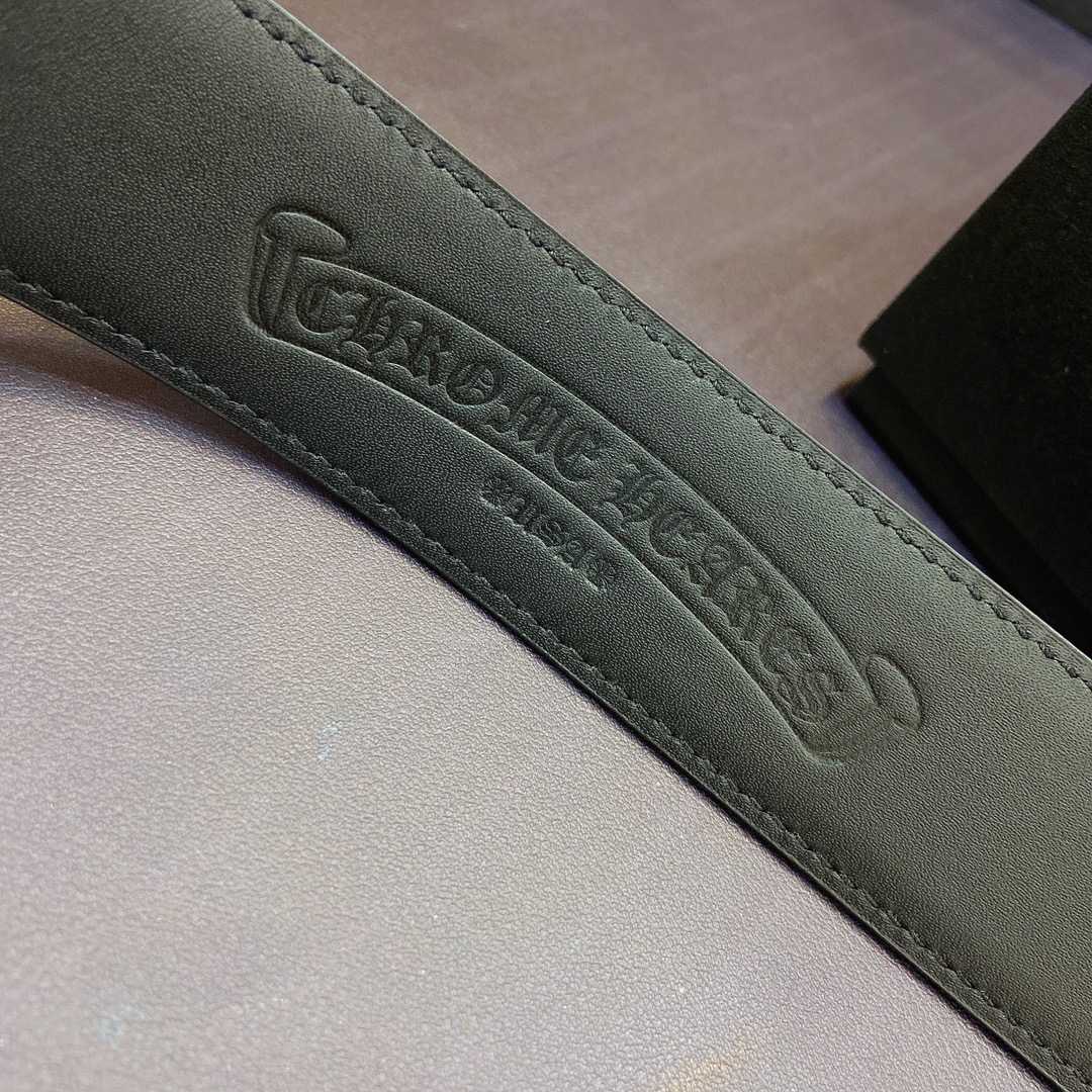 Chrome Hearts Leather Belt    3.8cm - DesignerGu