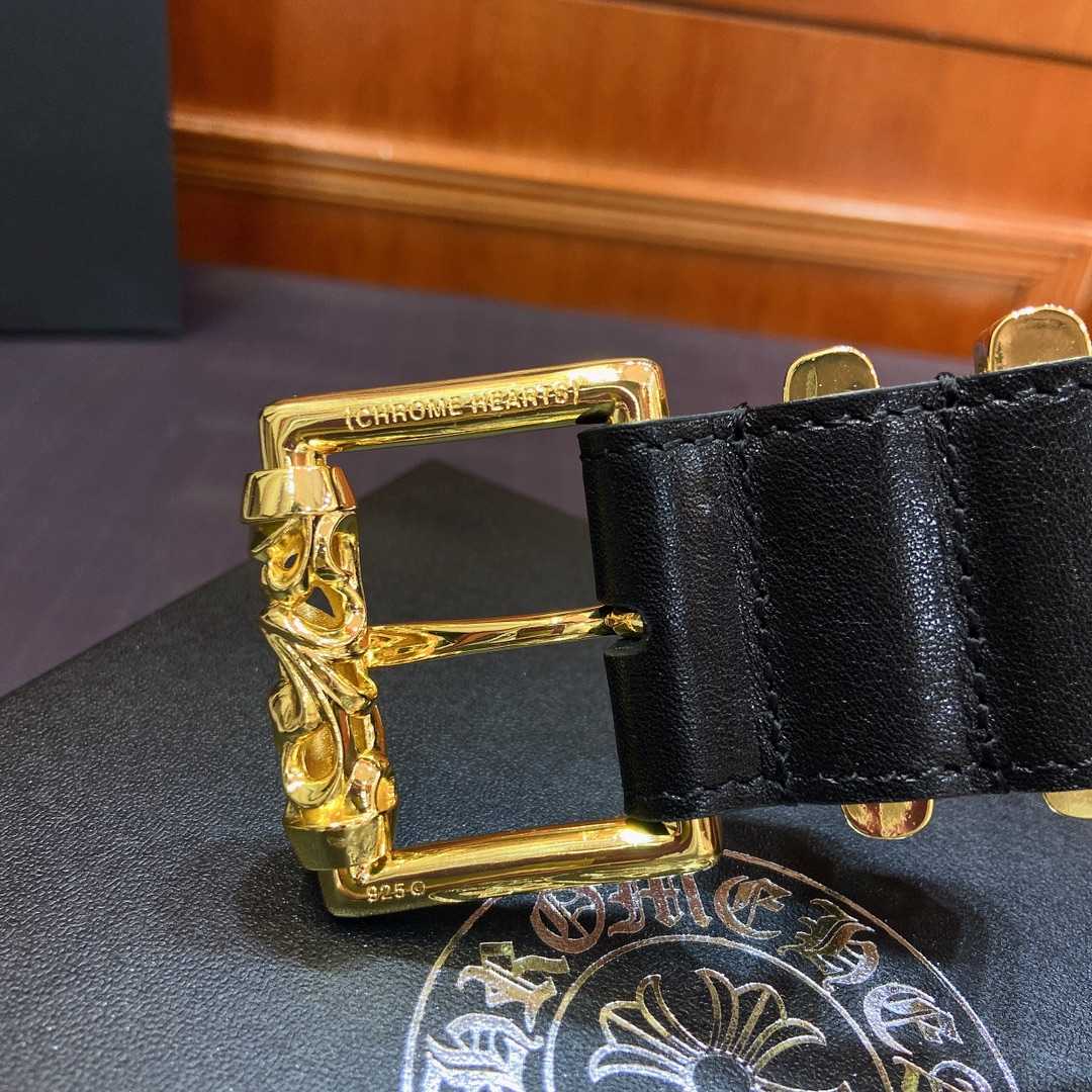 Chrome Hearts Leather Belt    3.8cm - DesignerGu