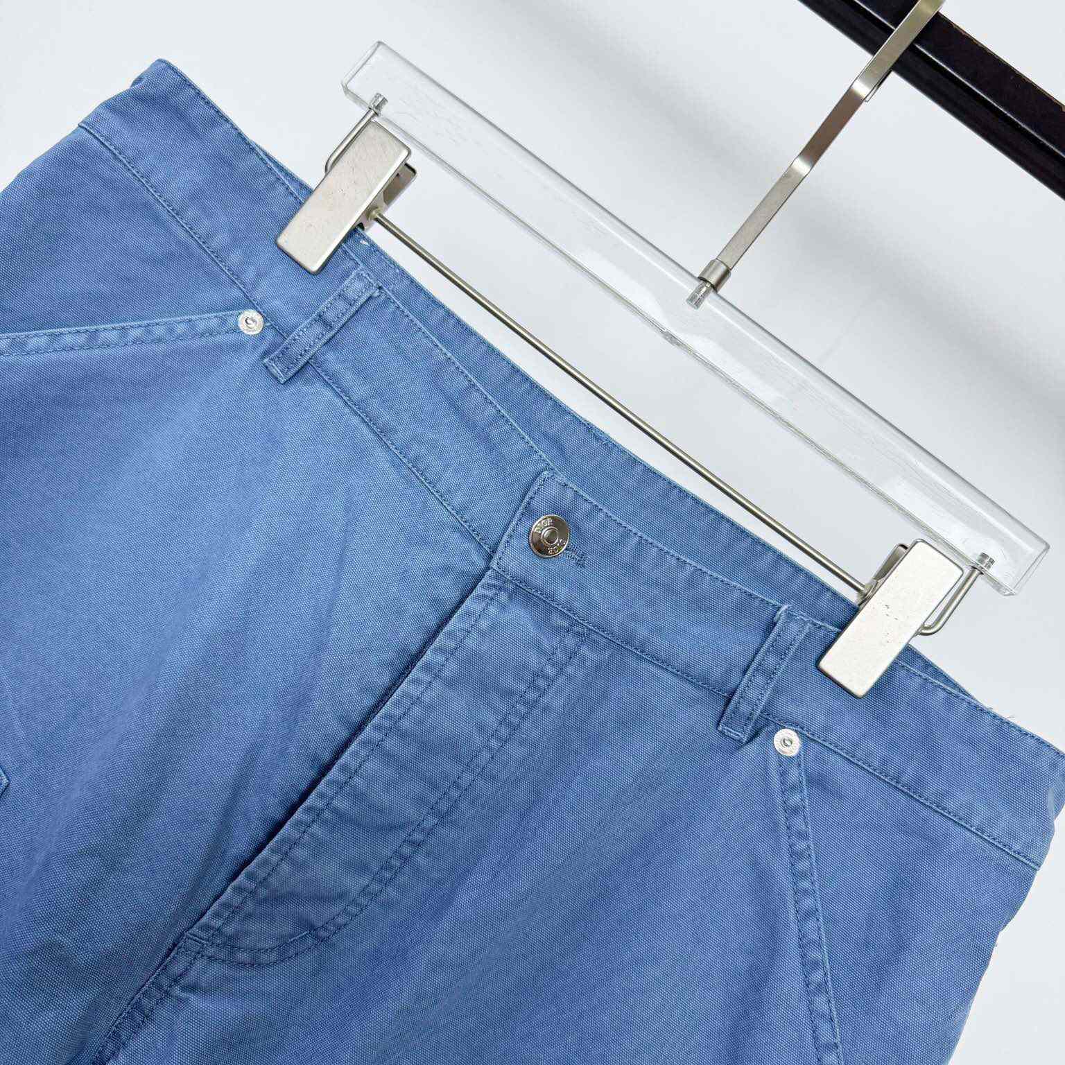 Dior Men Blue Bermuda Shorts - DesignerGu
