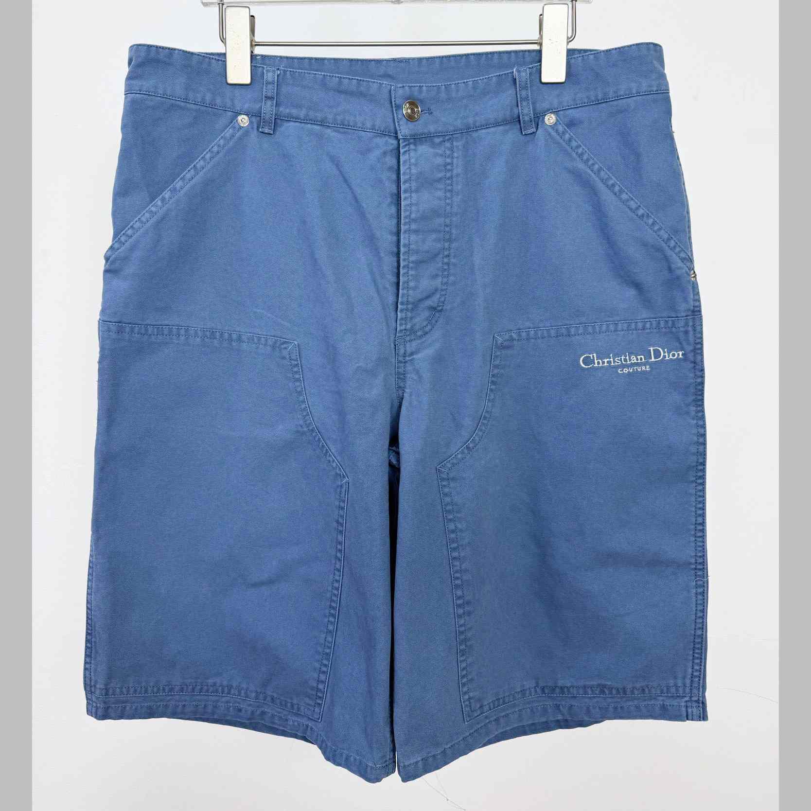 Dior Men Blue Bermuda Shorts - DesignerGu