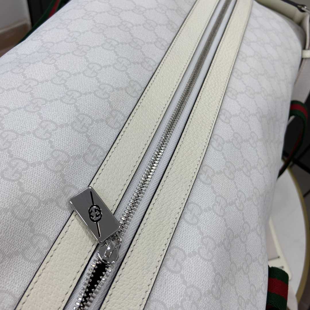 Gucci Medium Duffle Bag With Web - DesignerGu