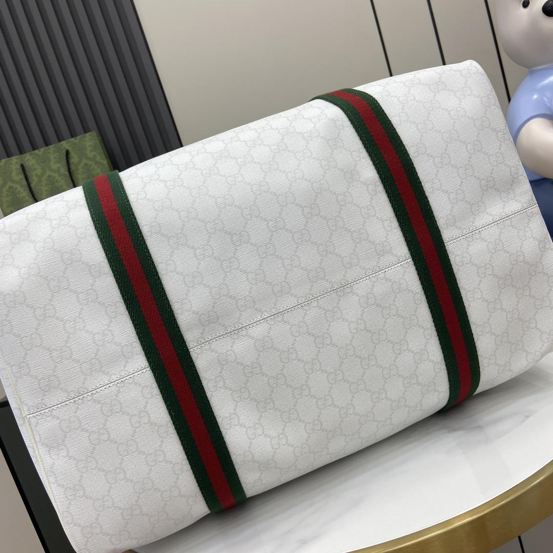 Gucci Medium Duffle Bag With Web - DesignerGu