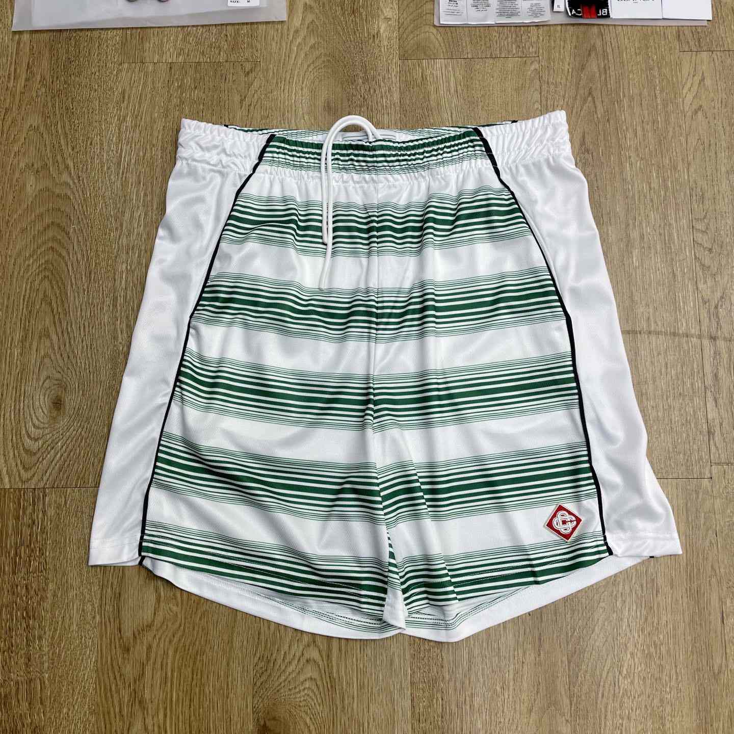 Casablanca Gradient Stripe Sweatshorts   C1011 - DesignerGu